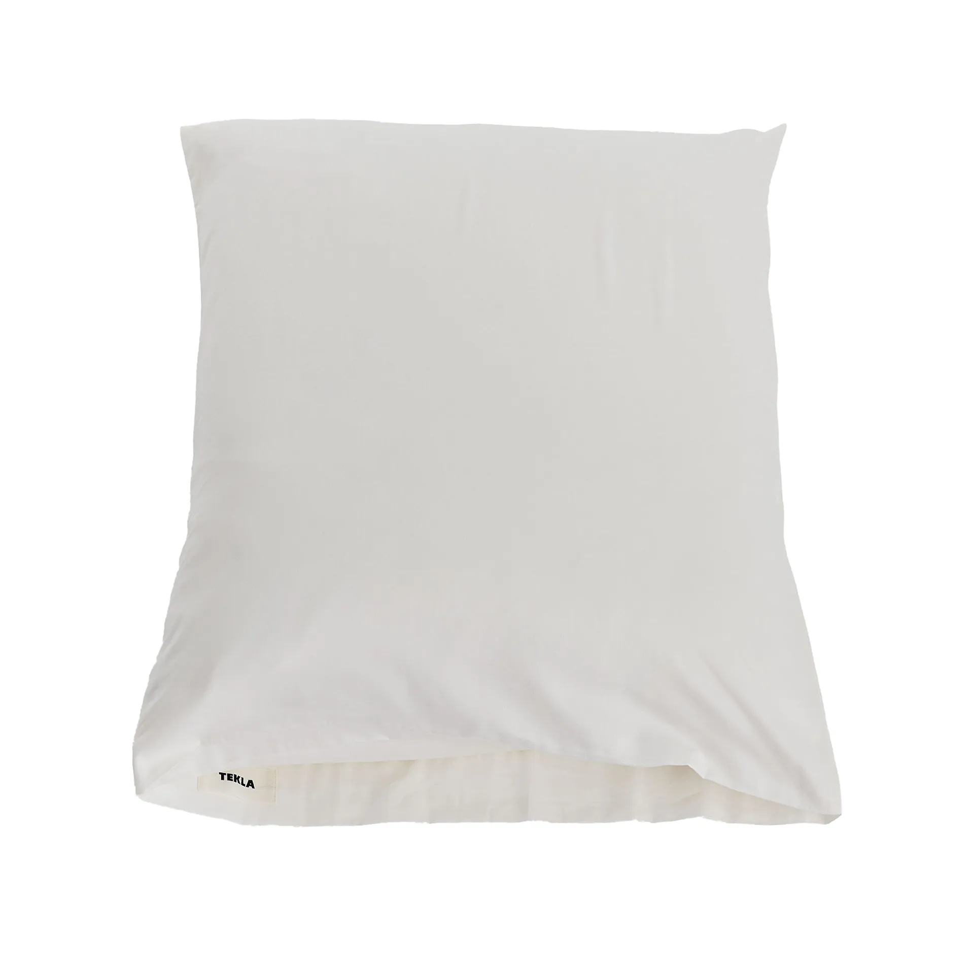 Cotton Sateen Pillow Shams Solid Cloud White - TEKLA - NO GA