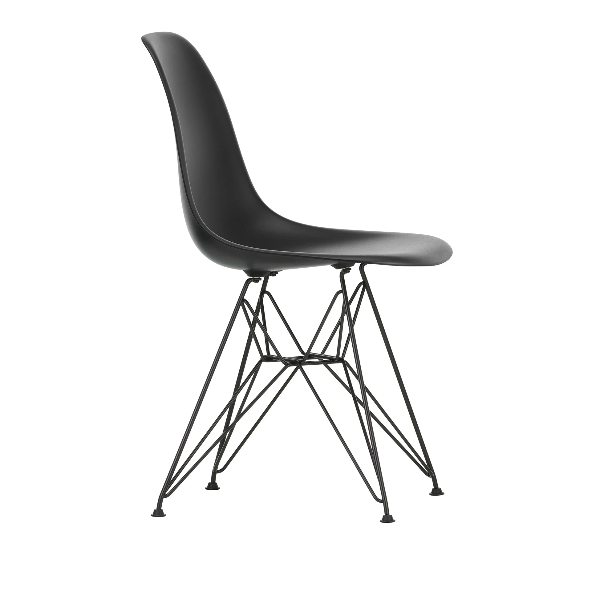 Eames RE Plastic Chair DSR Basic Dark - 1