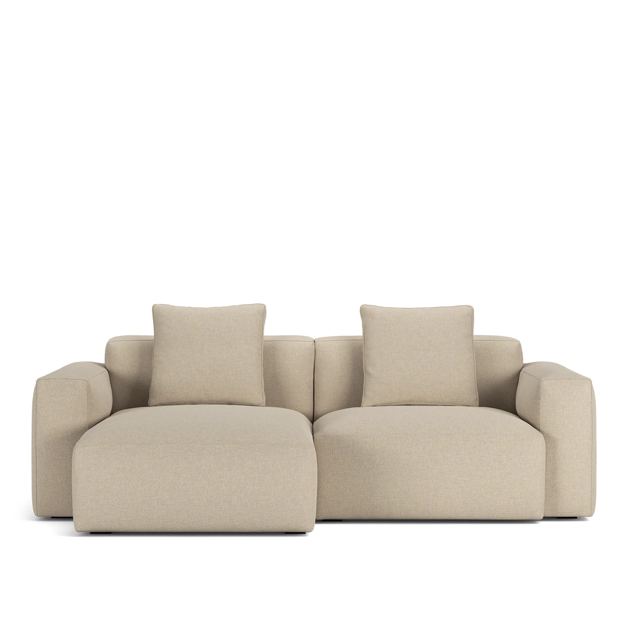 Brick 2-Seater Chaise Lounge Left - 10