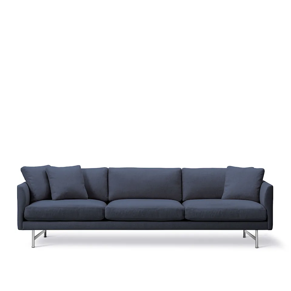 Calmo 3-personers sofa mat krom