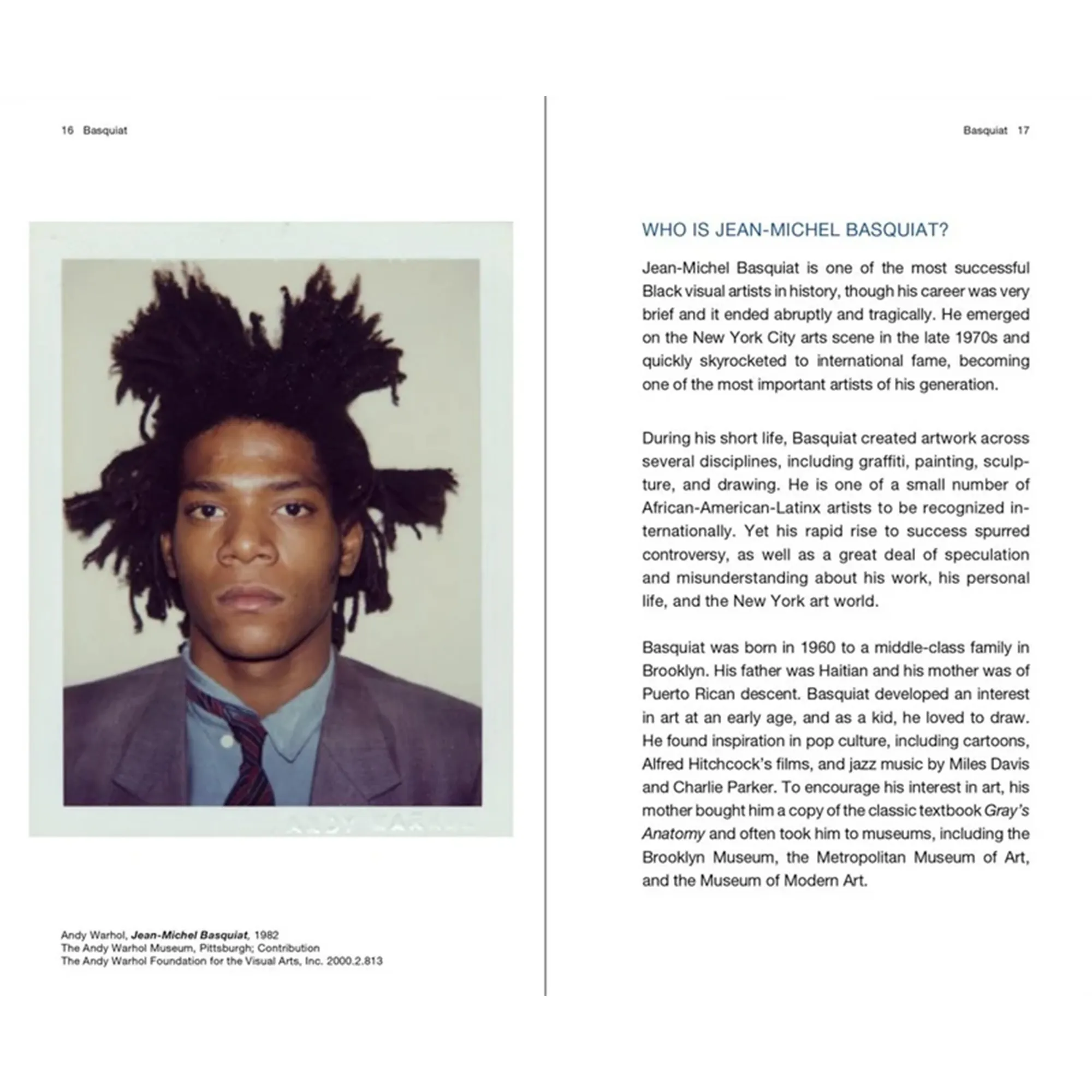 Jean-Michel Basquiat Handbook taidekirja - 2