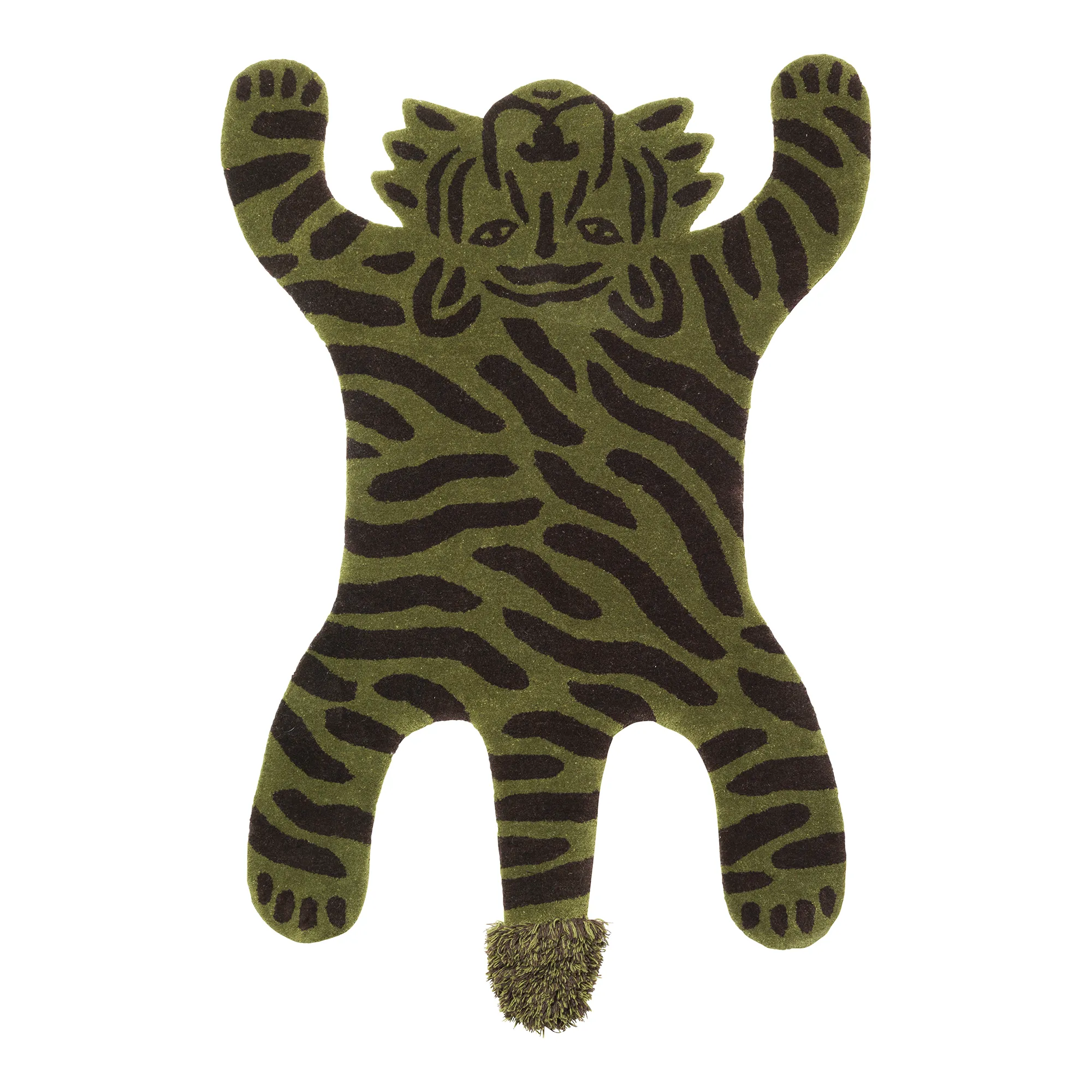 Safari wollen vloerkleed kinderkamer - 1
