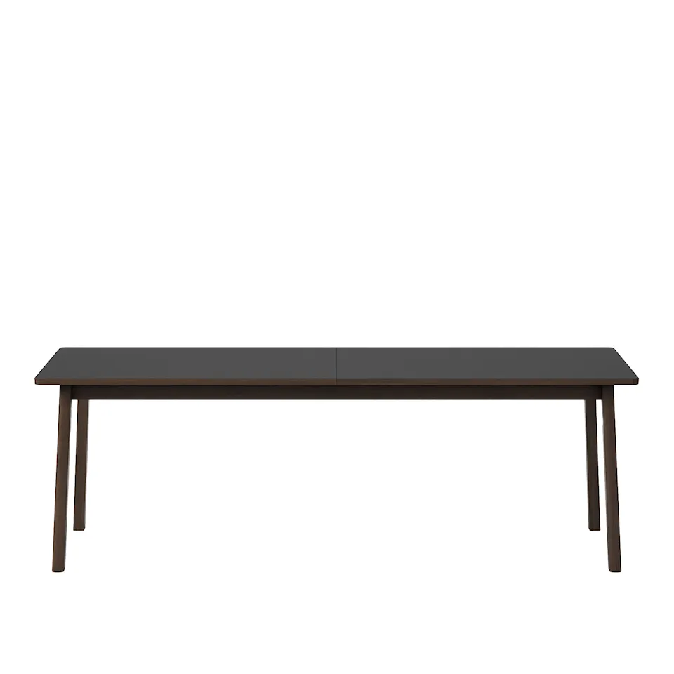 Ana Table, Nanolaminate Black, Smoked Oak