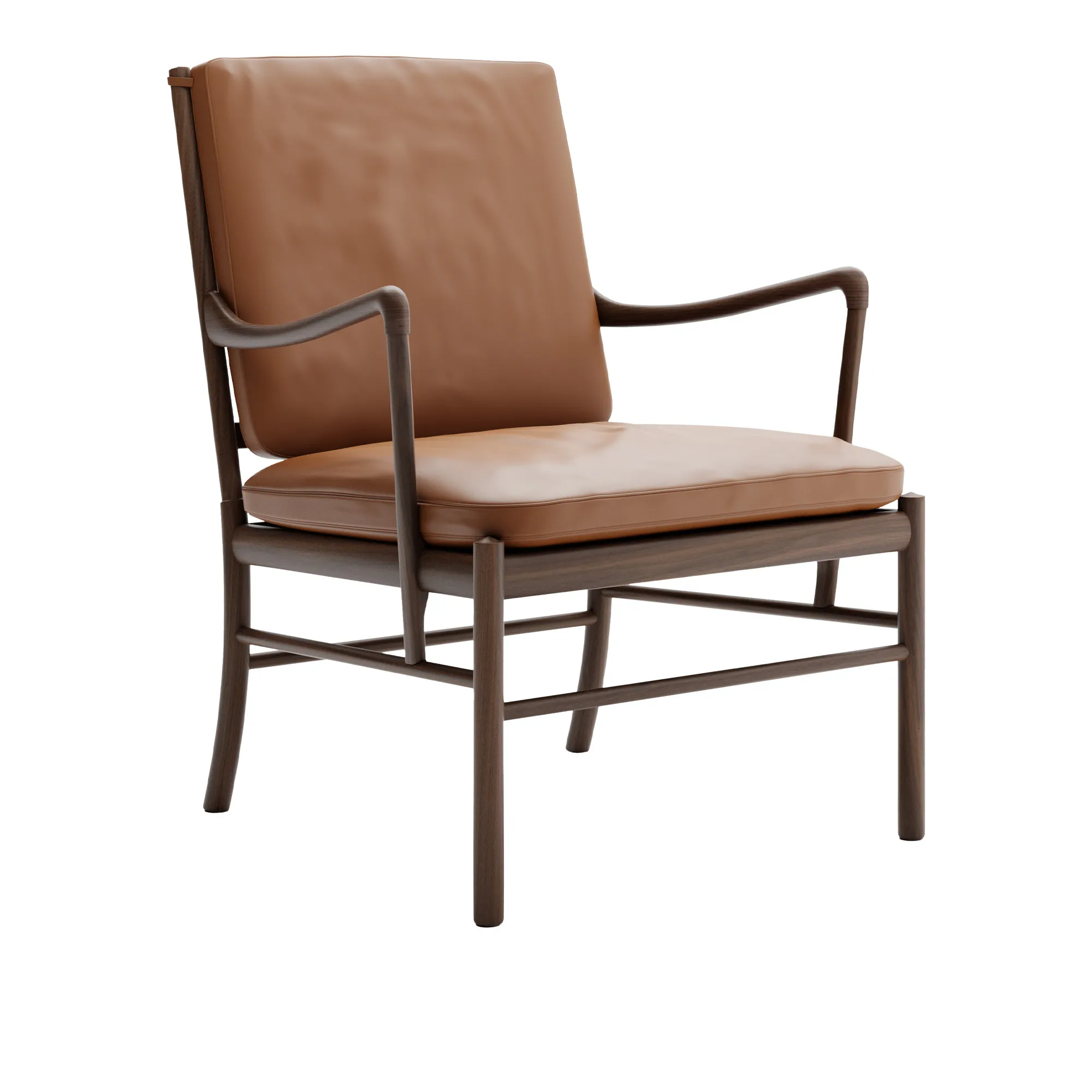 OW149 Colonial Chair Walnut - 1