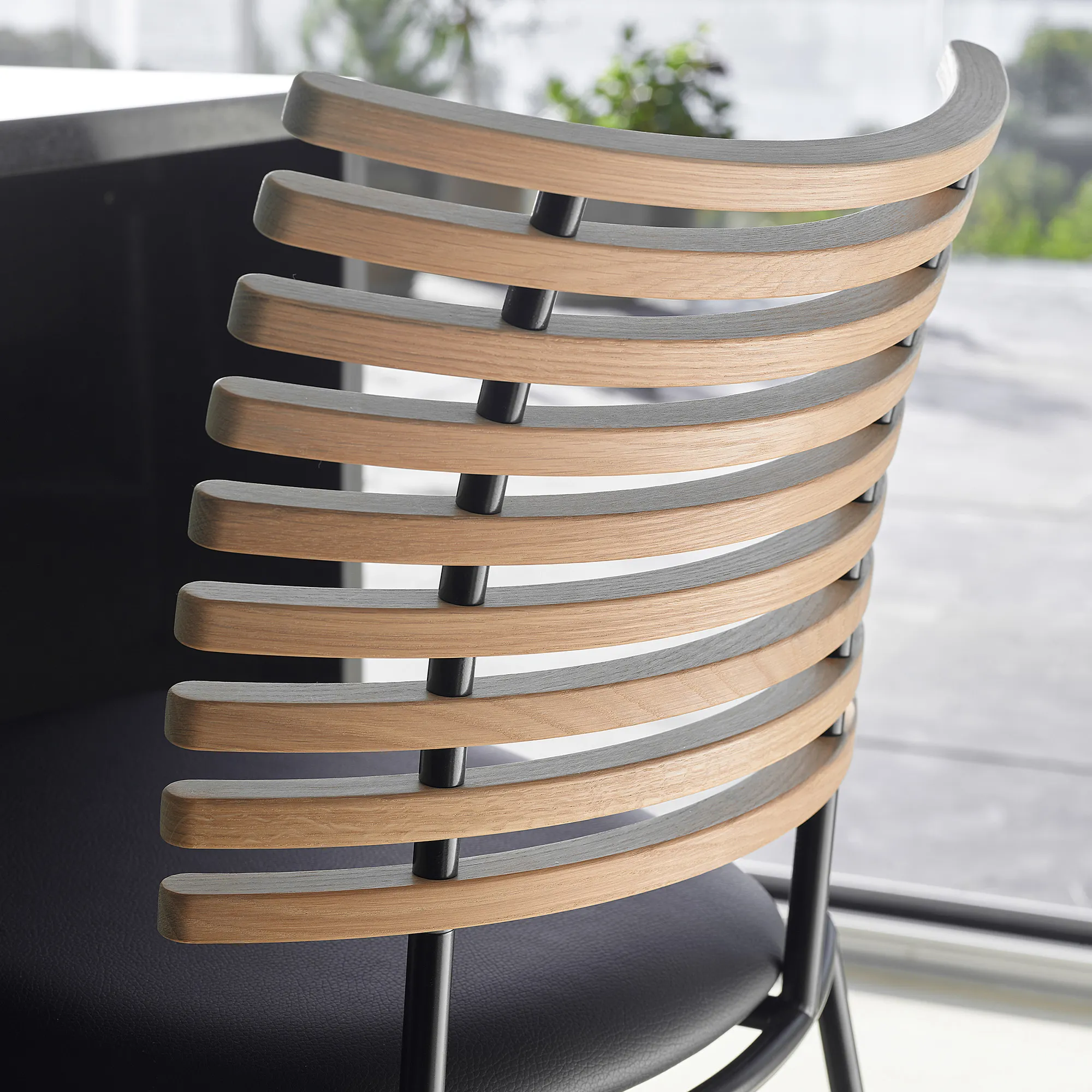 Tiger Armchair - Black Powder Coated Legs - 6