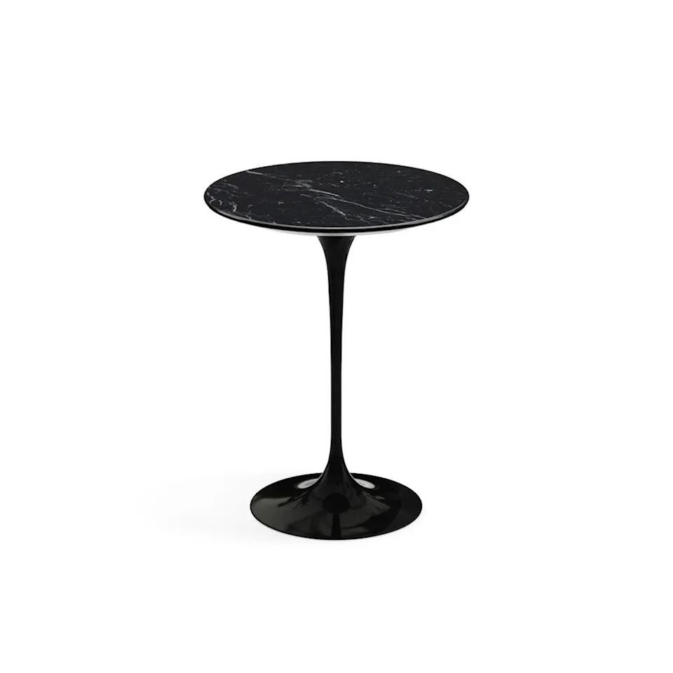 Saarinen Round sivupöytä Ø 41 cm Black