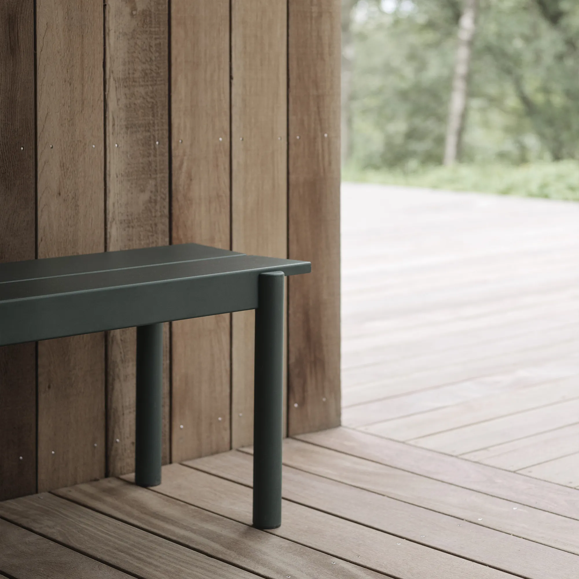 Linear Steel Outdoor Bench 170 cm - 6