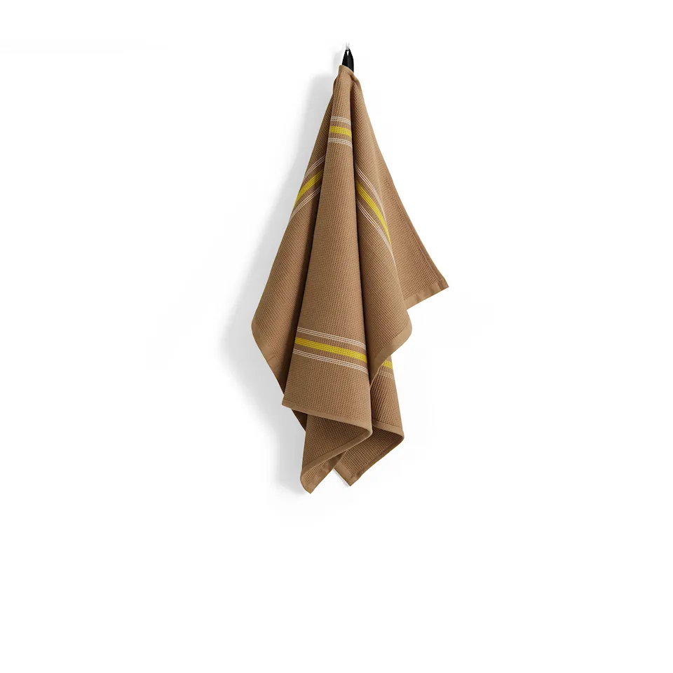 Canteen Tea Towel - Beige and yellow​