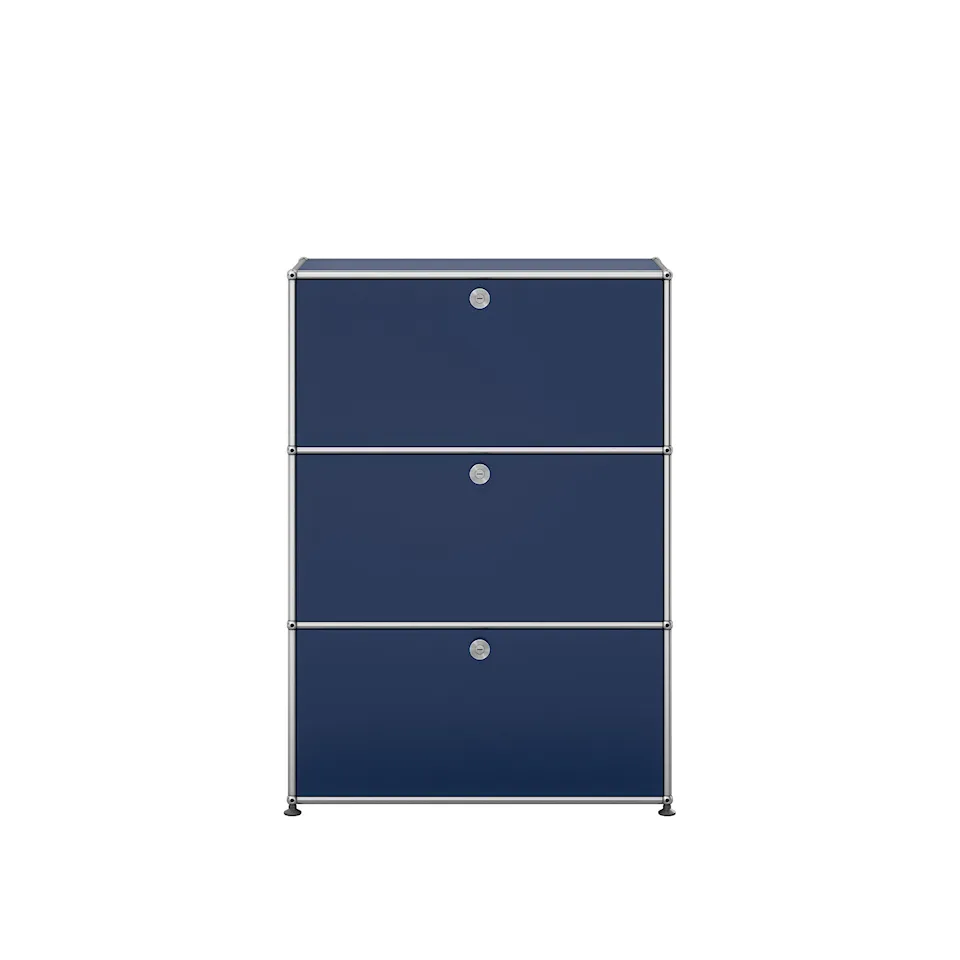 USM Haller 82 Shelving, Steel Blue