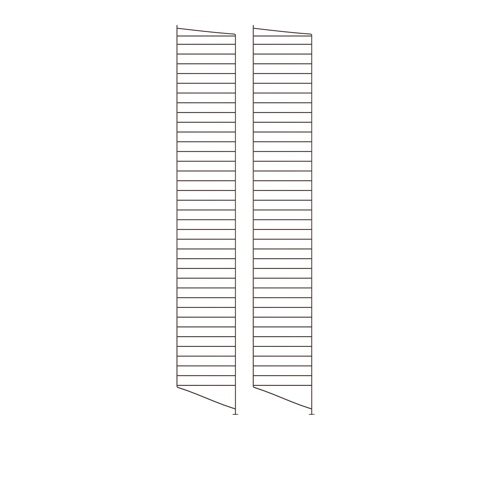 Gulvgavl 200 x 30 cm 2-pak - 1