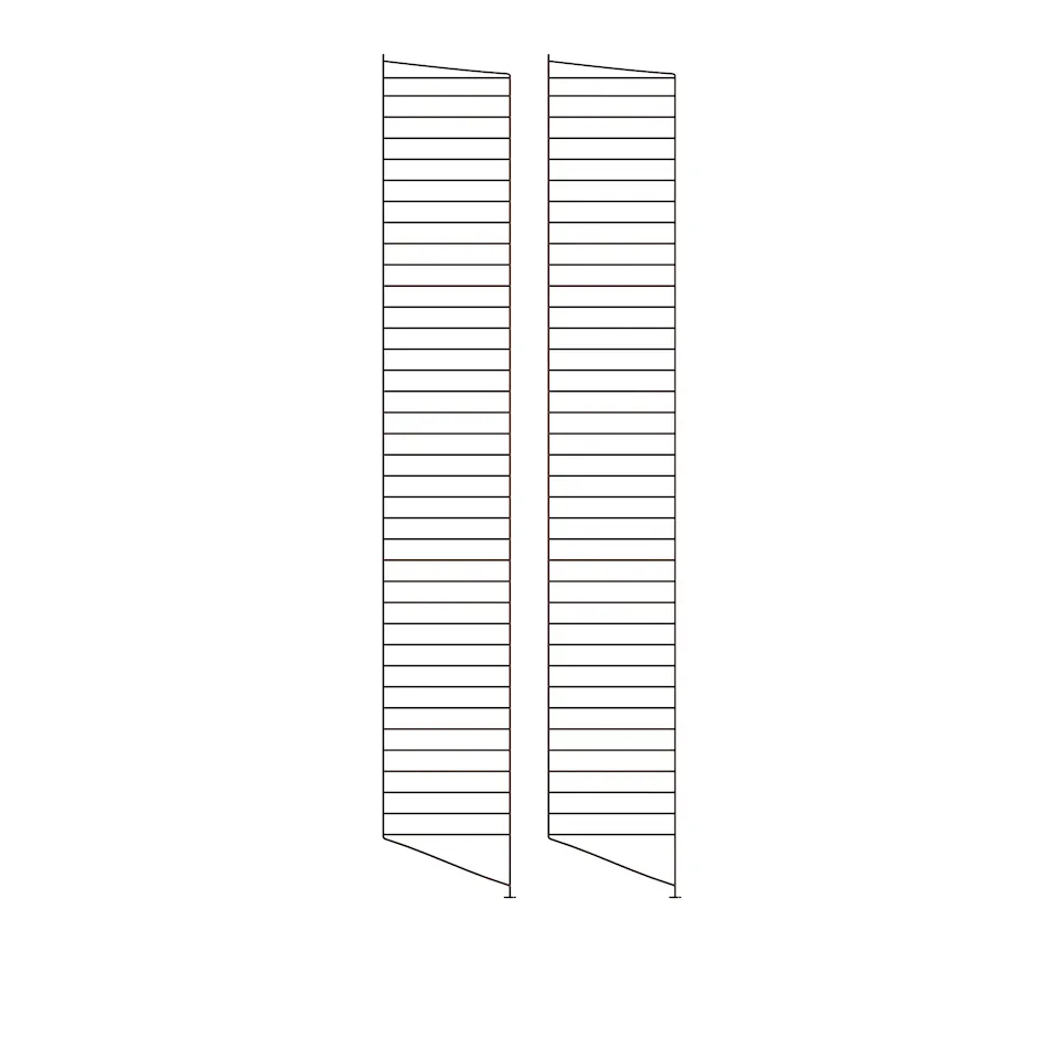 Floor end 200x30cm 2-pack dark brown