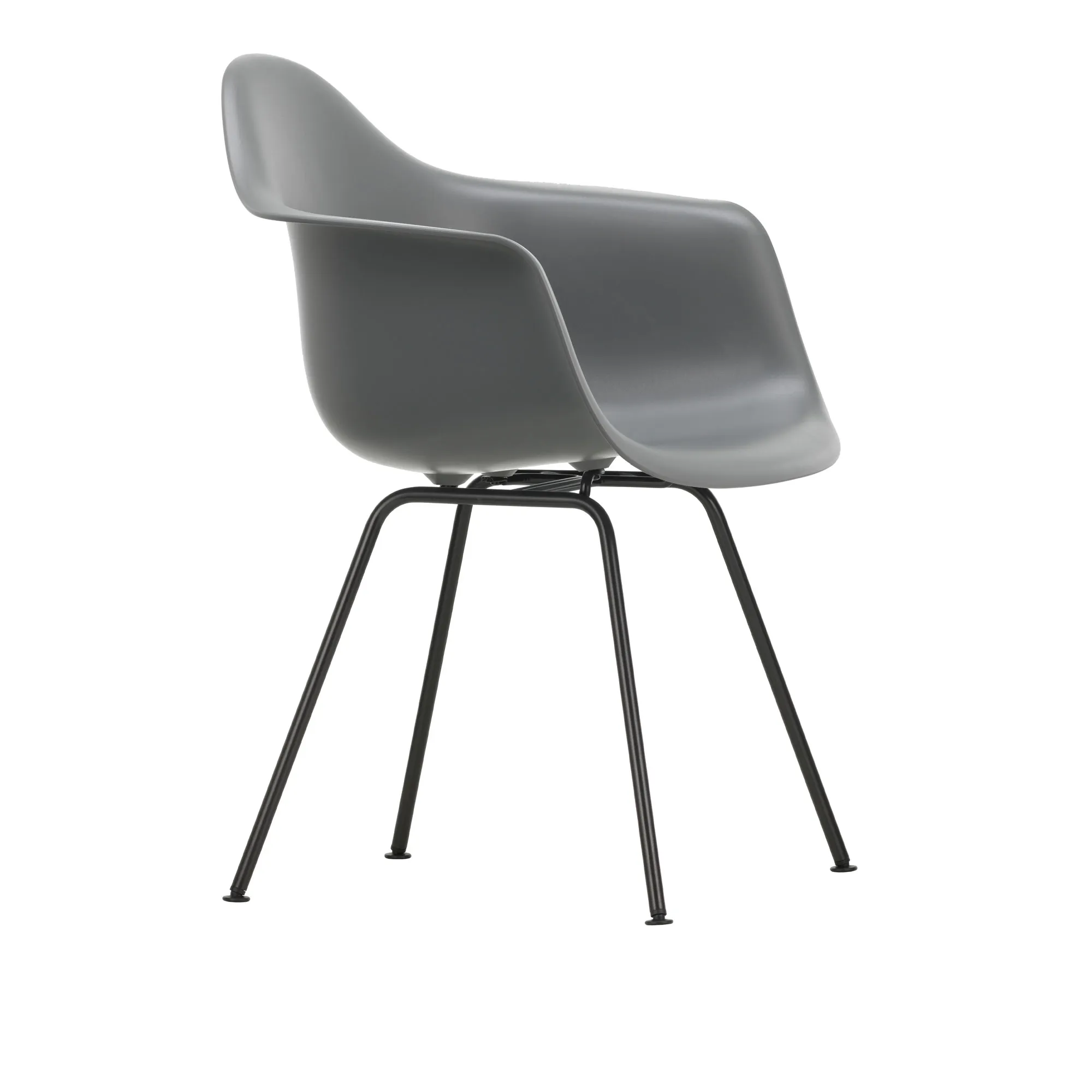 Eames RE Plastic Armchair DAX eetkamerstoel Basic Dark - 1
