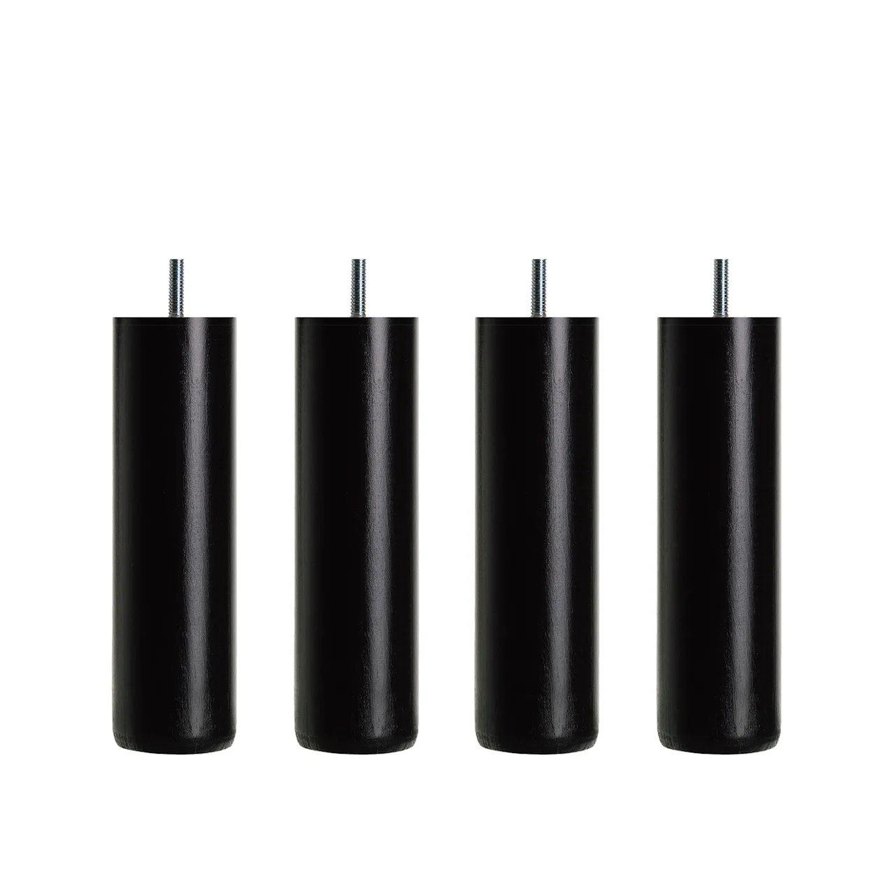 Round Leg Black - 16 cm