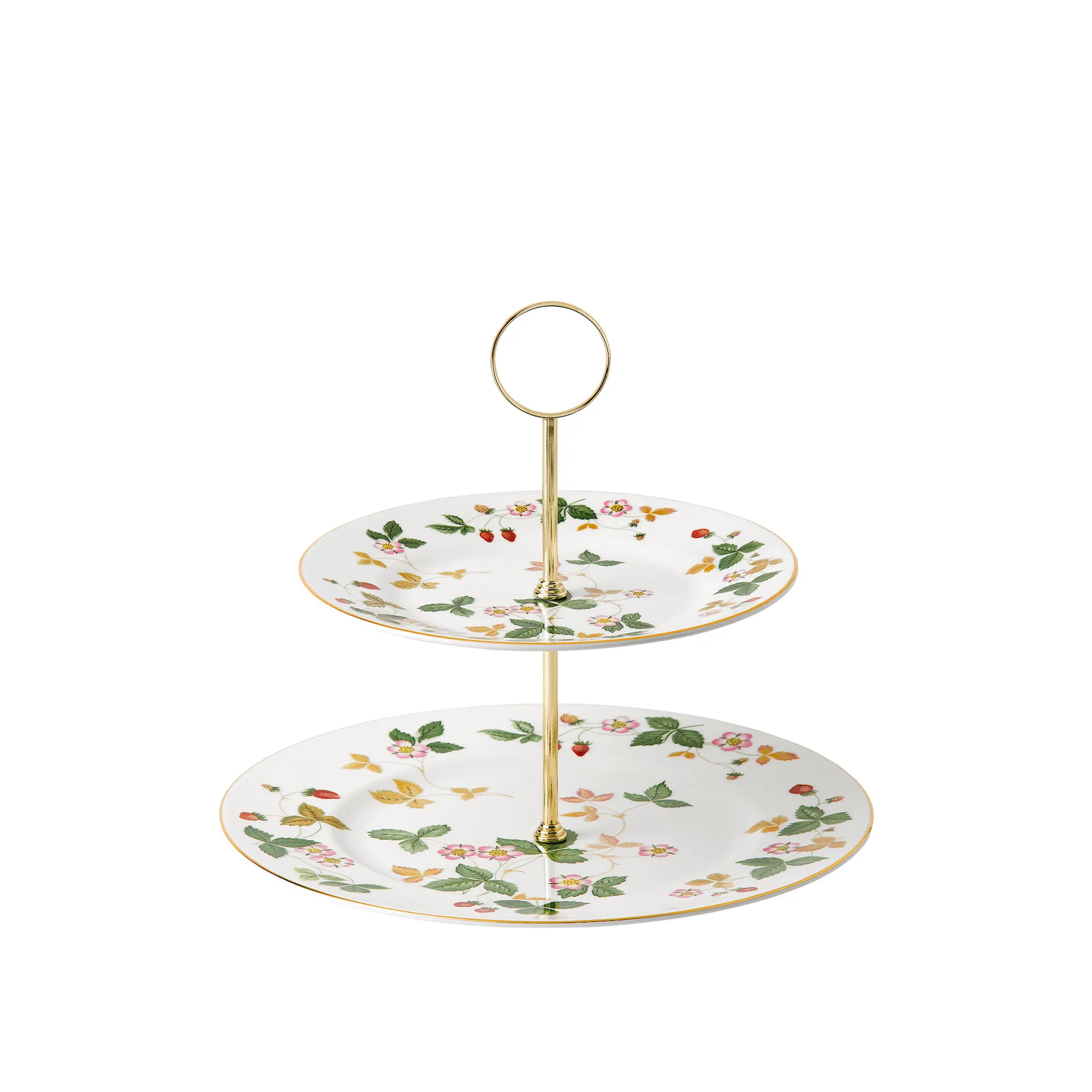 Wild Strawberry Two Tier Cake Stand - Wedgwood - NO GA