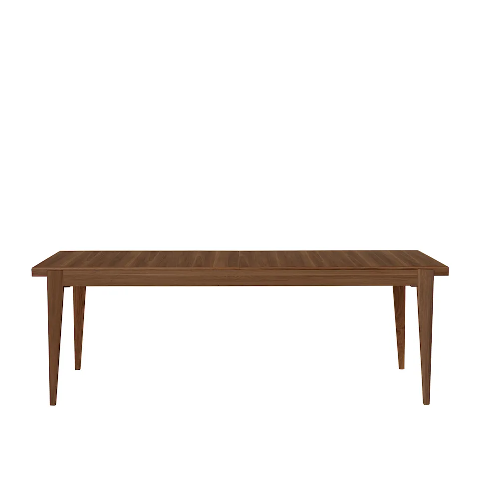 S-Table Dining Table Extendable 95x220 cm/270/320, American Walnut Matt Lacquered