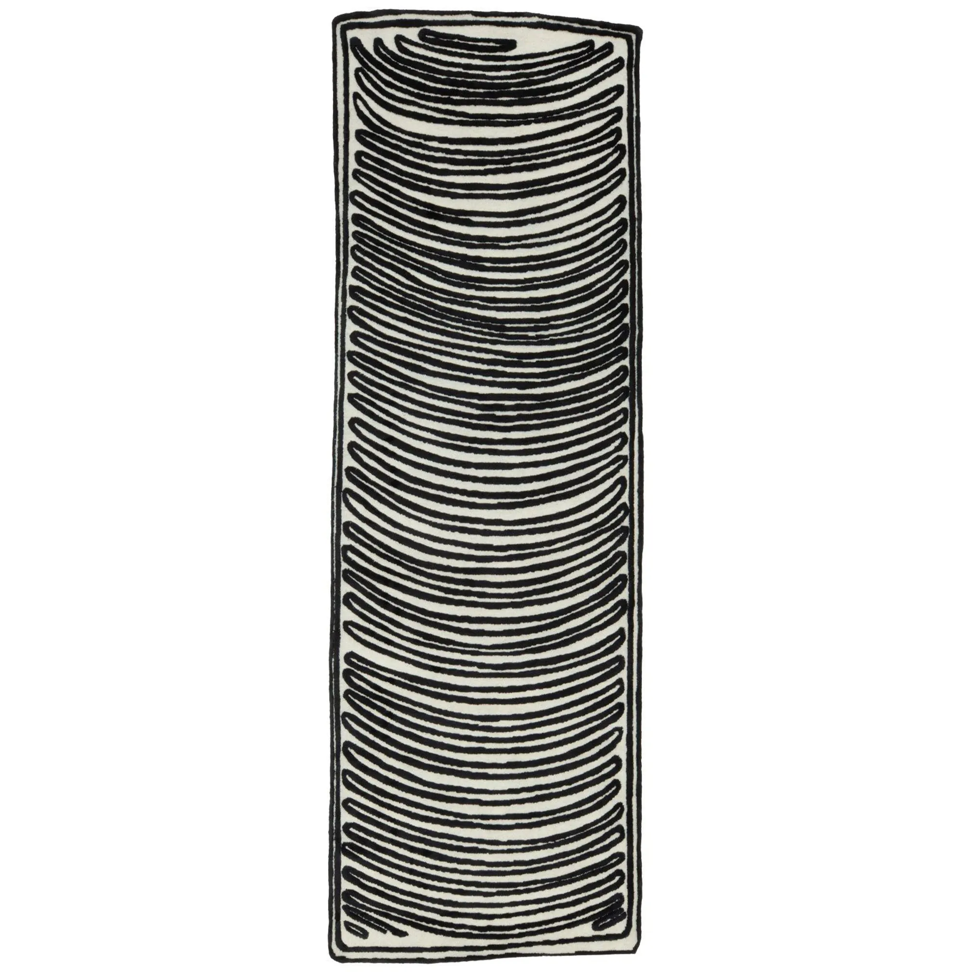 Naïf Crescent wool rug - 1