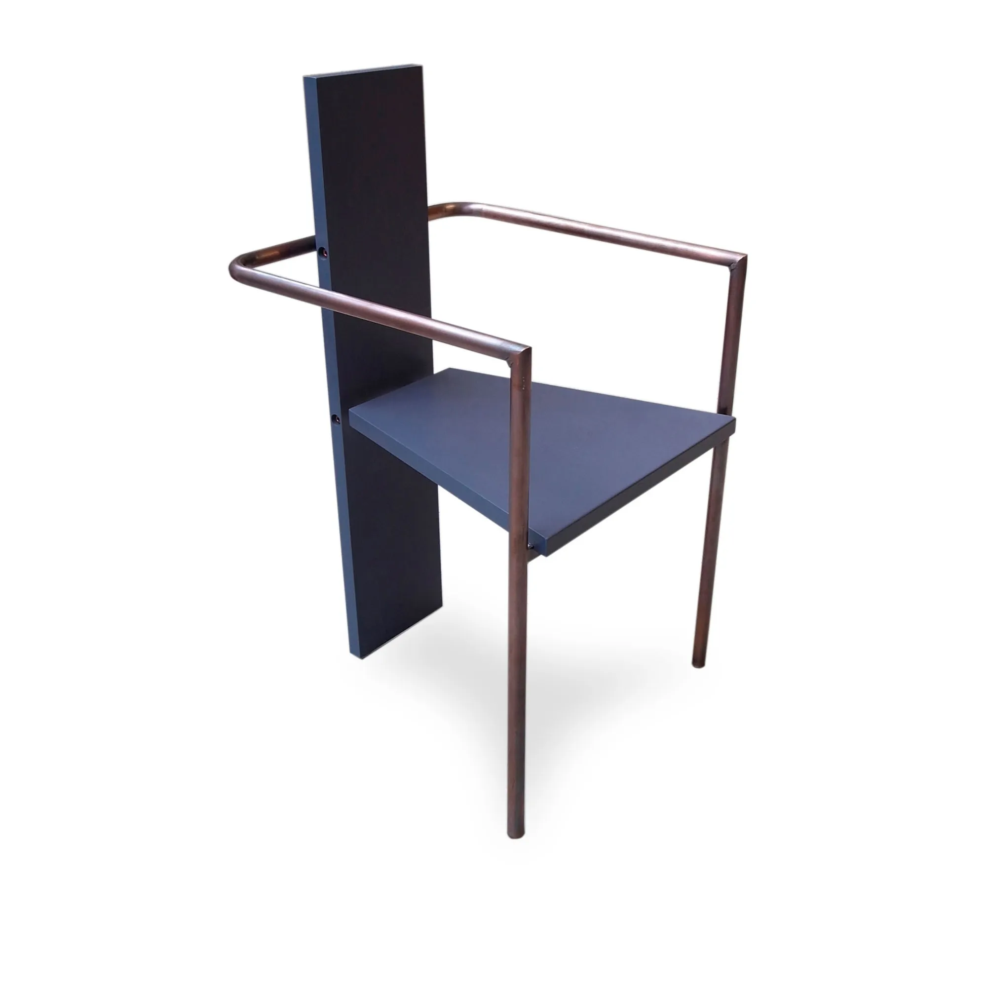 Concrete Armchair Copper - 1