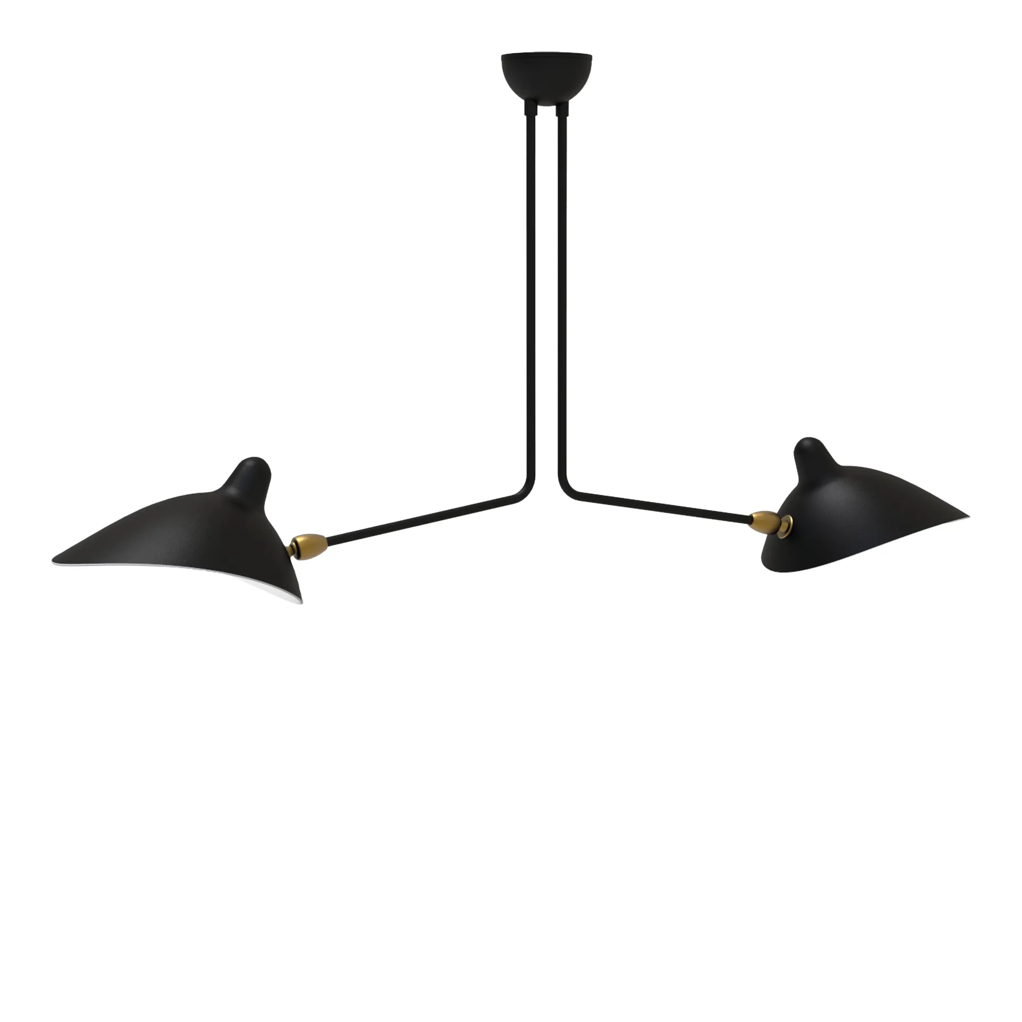 Two Fixed Arms loftlampe - 1
