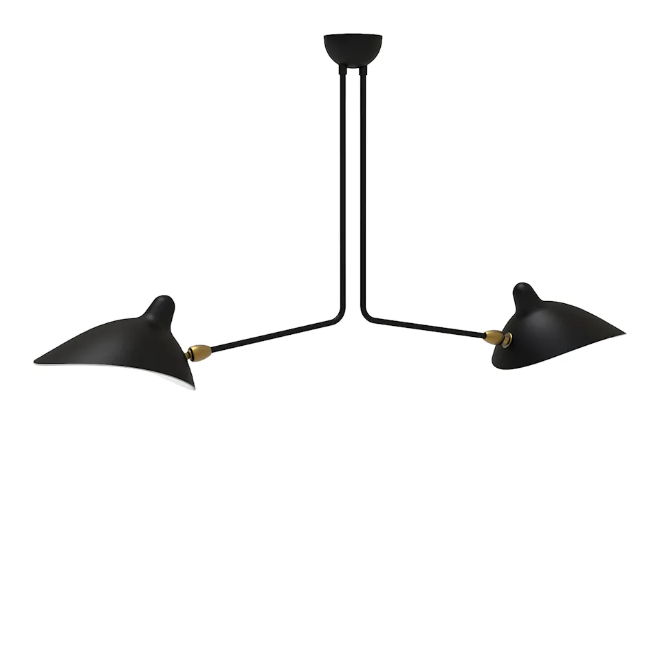 Two Fixed Arms loftlampe