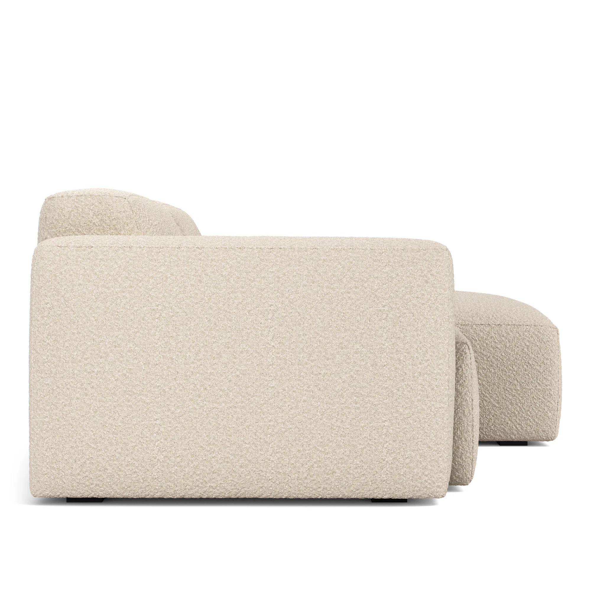 Brick 2-Seater Chaise Lounge Right - 3