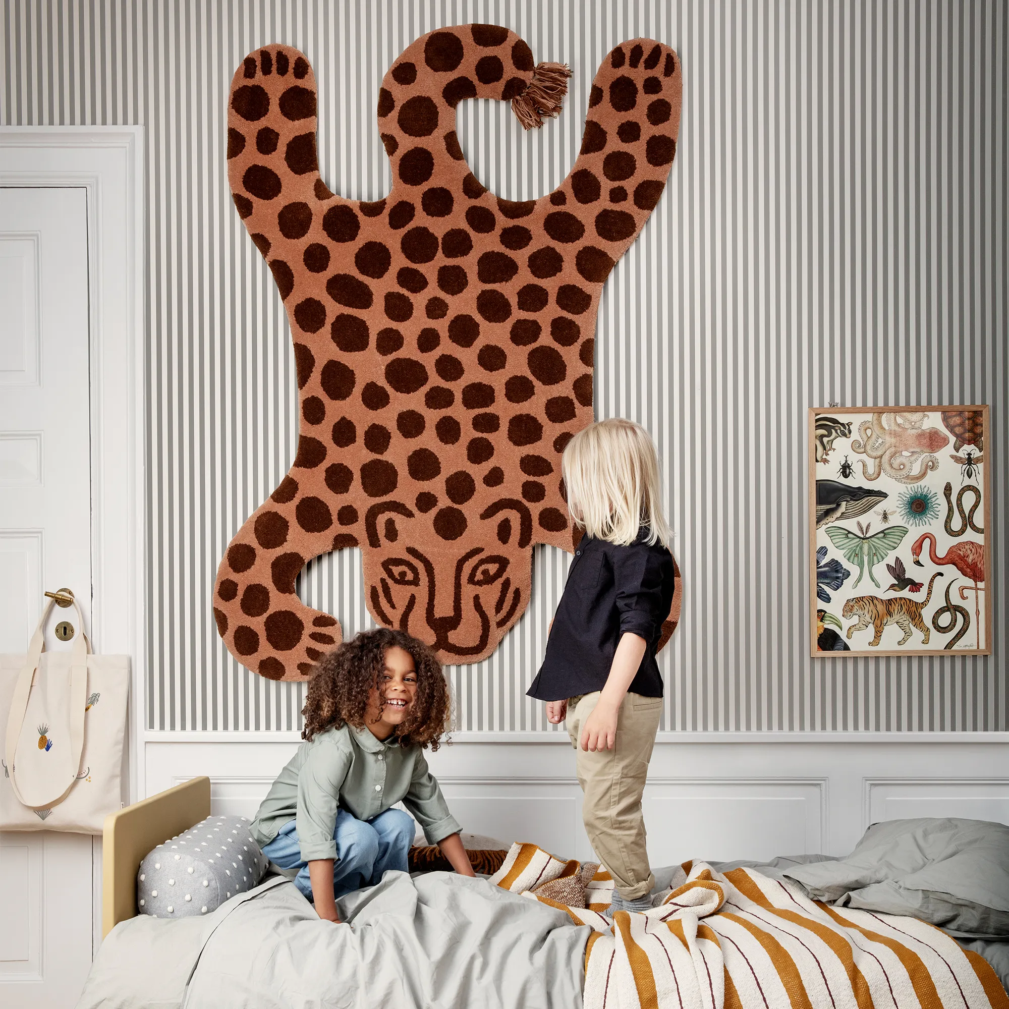 Safari wollen vloerkleed kinderkamer - 2