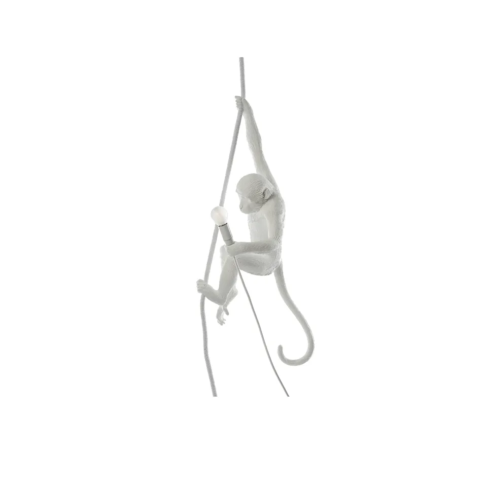 The Monkey Lamp Ceiling - White