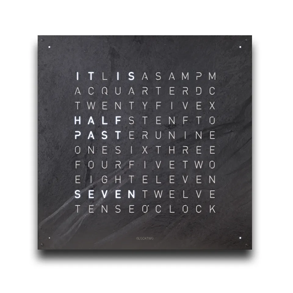Qlocktwo Earth 45 Creator's Edition – Metamorphite