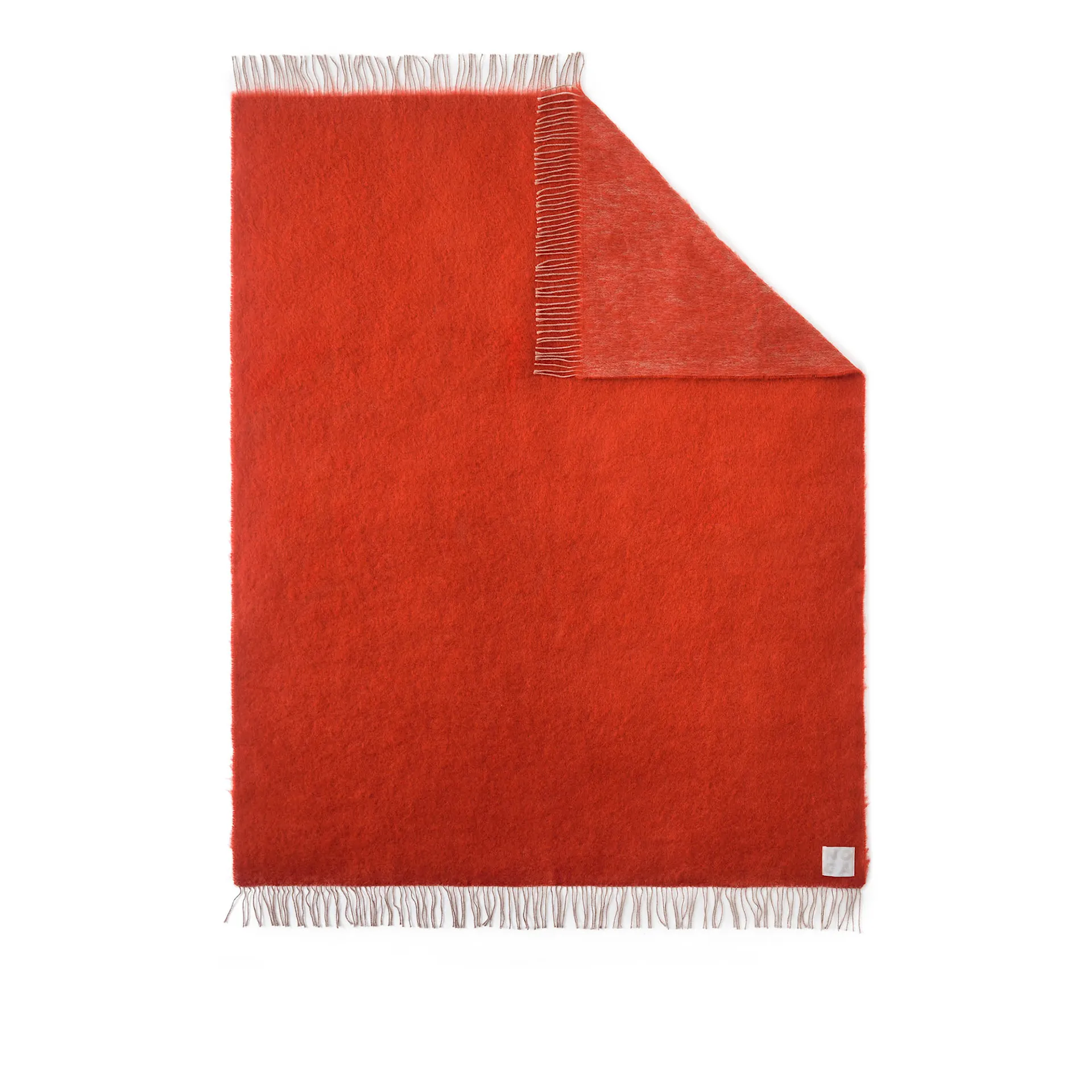 Merino Mohair Throw Venetian Red - NO GA - NO GA