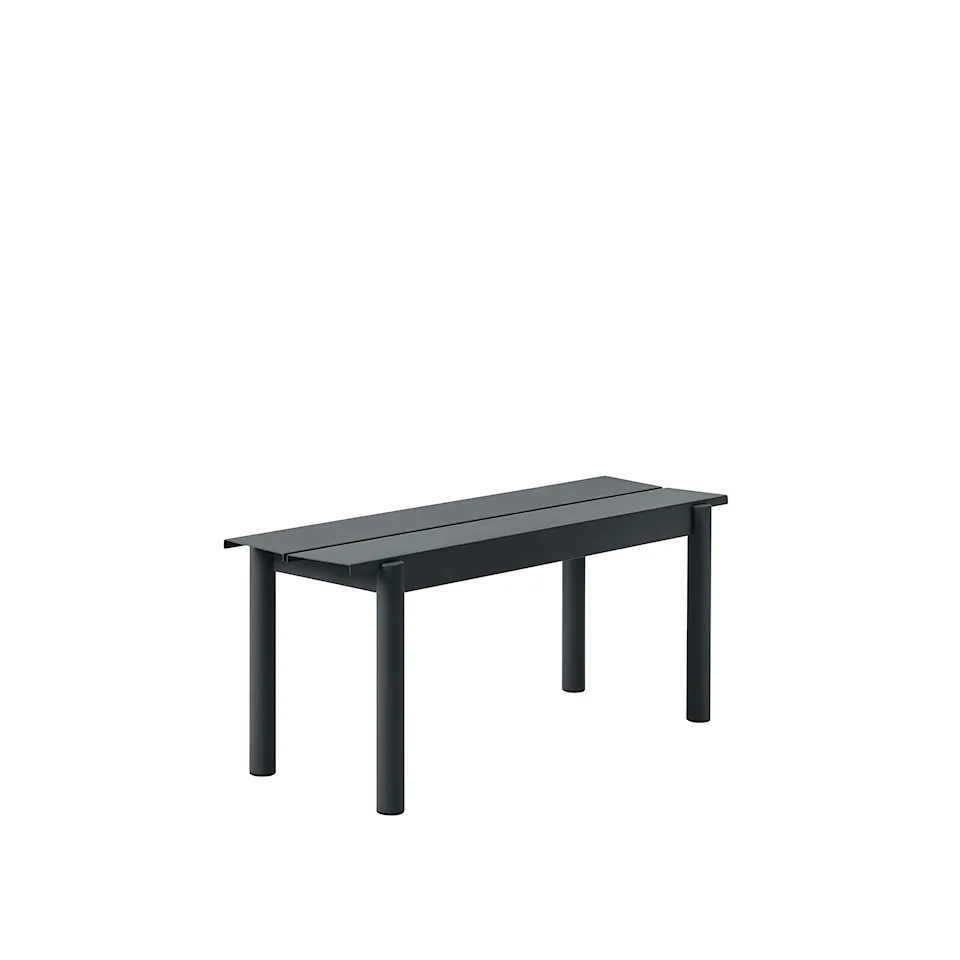 Linear Steel Bench 110 cm