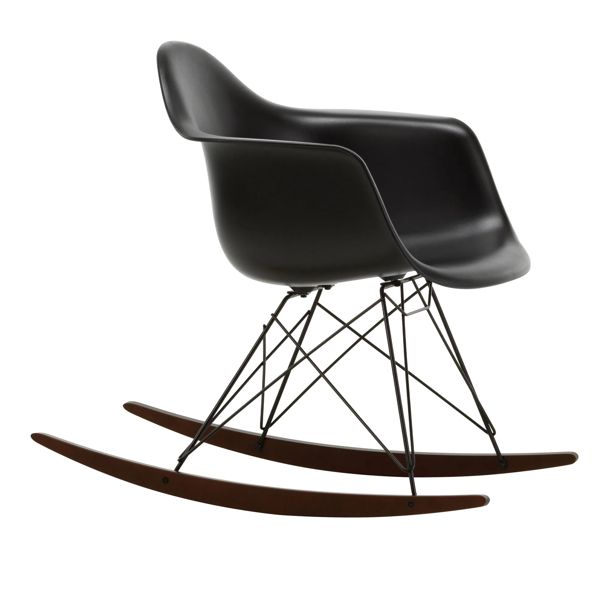 Eames RE Plastic Armchair RAR Basic Dark/Dark Maple - 1