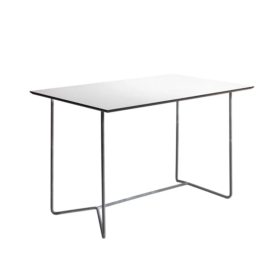 Hight Tech table 110cm white laminate