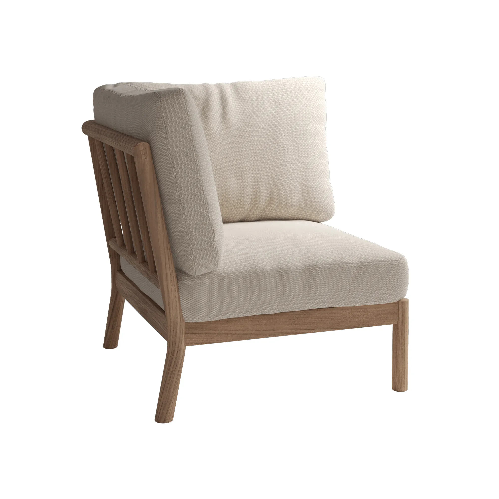 Tradition hoekmodule teak - 1