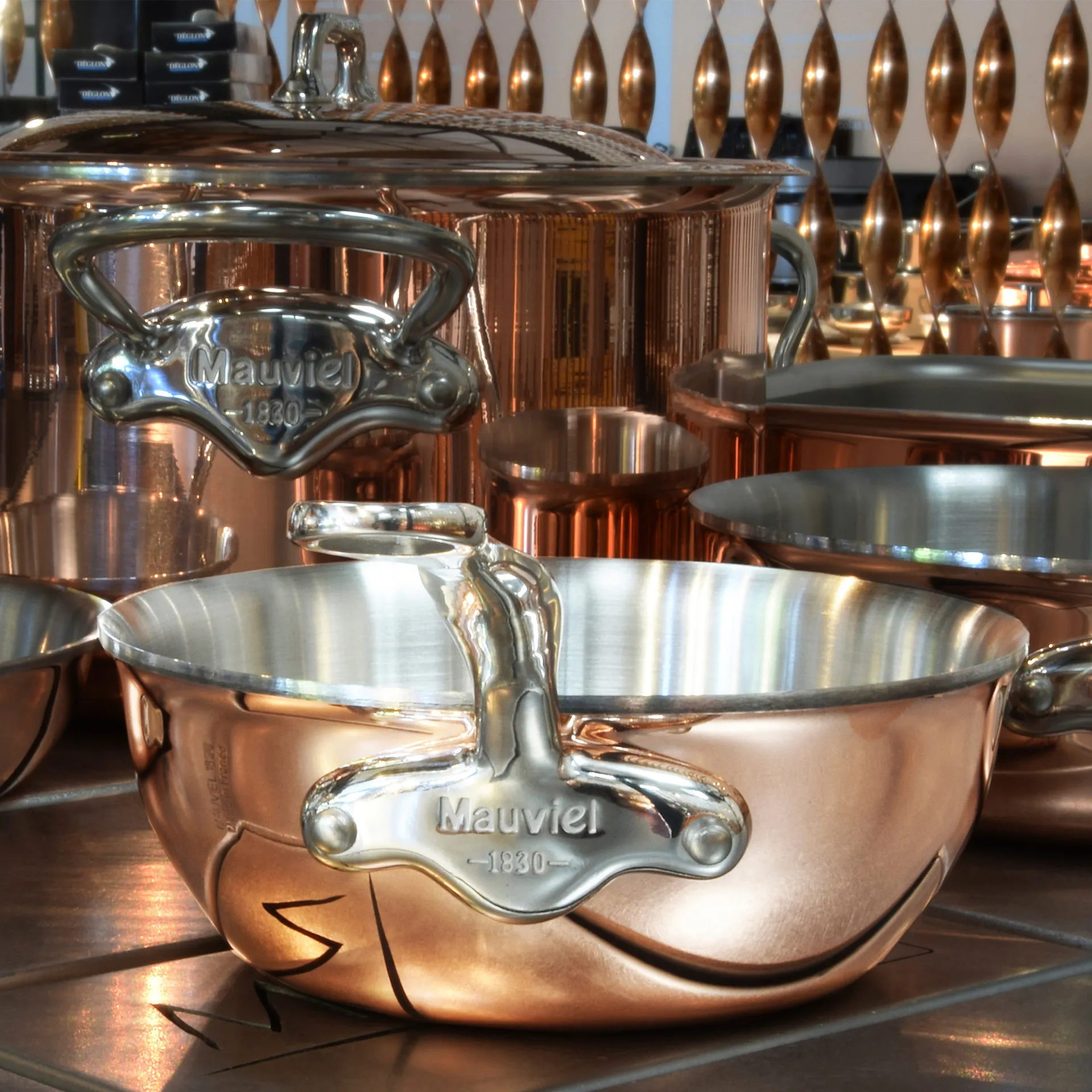 Sauté Pan M'6S Copper/Steel - 3,2 L - Mauviel - NO GA