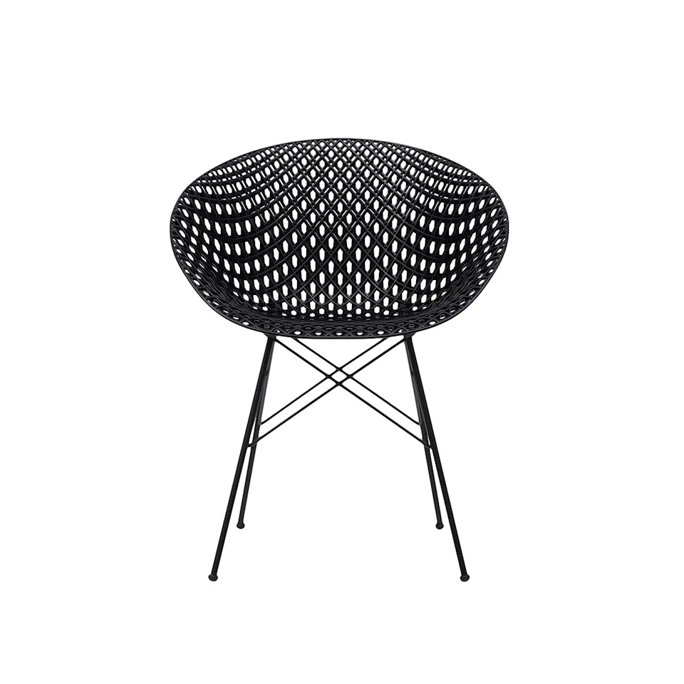 Smatrik Chair 4 Legs Outdoor Black/Black