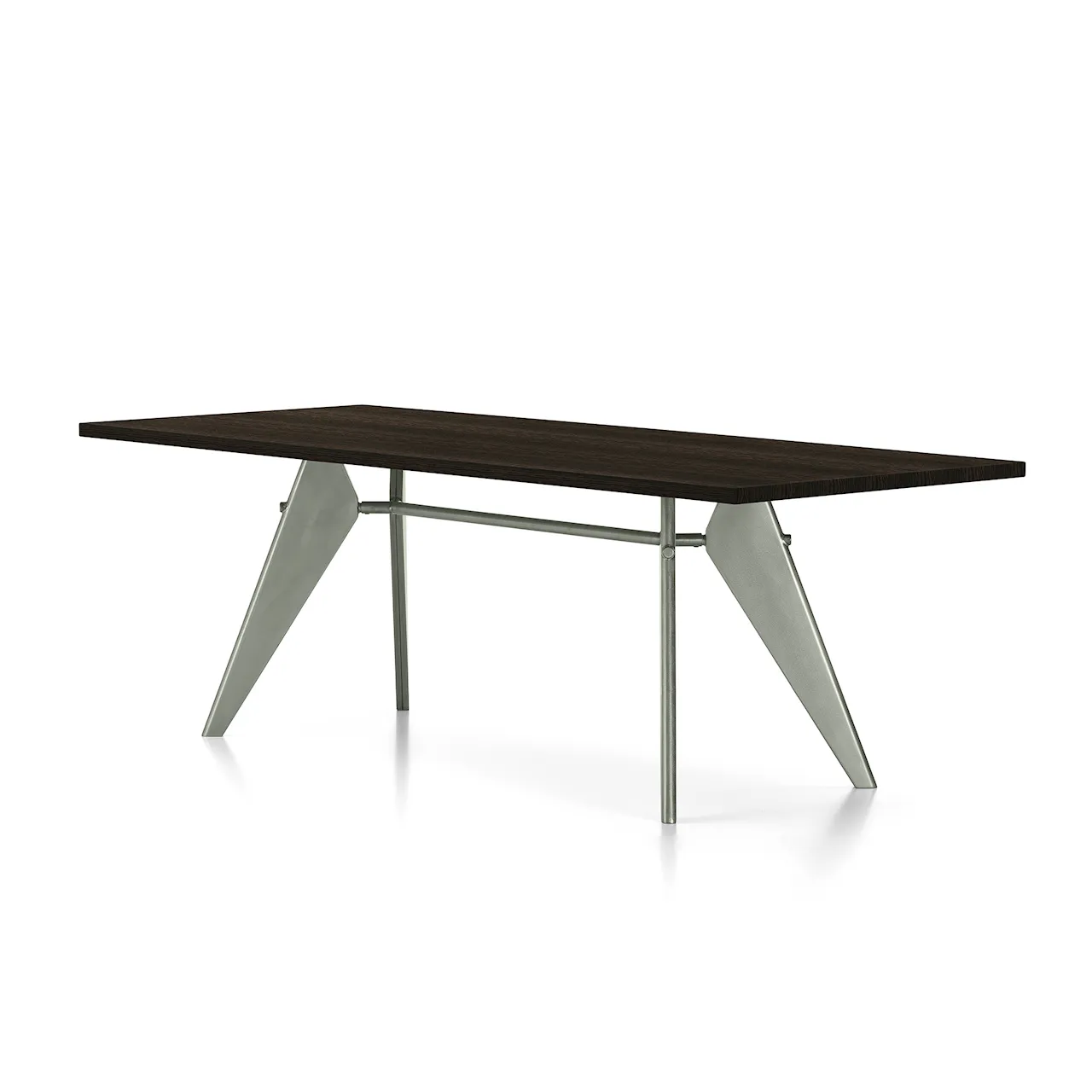 EM Table 180 Prouvé Gris Vermeer / Dark Solid Oak