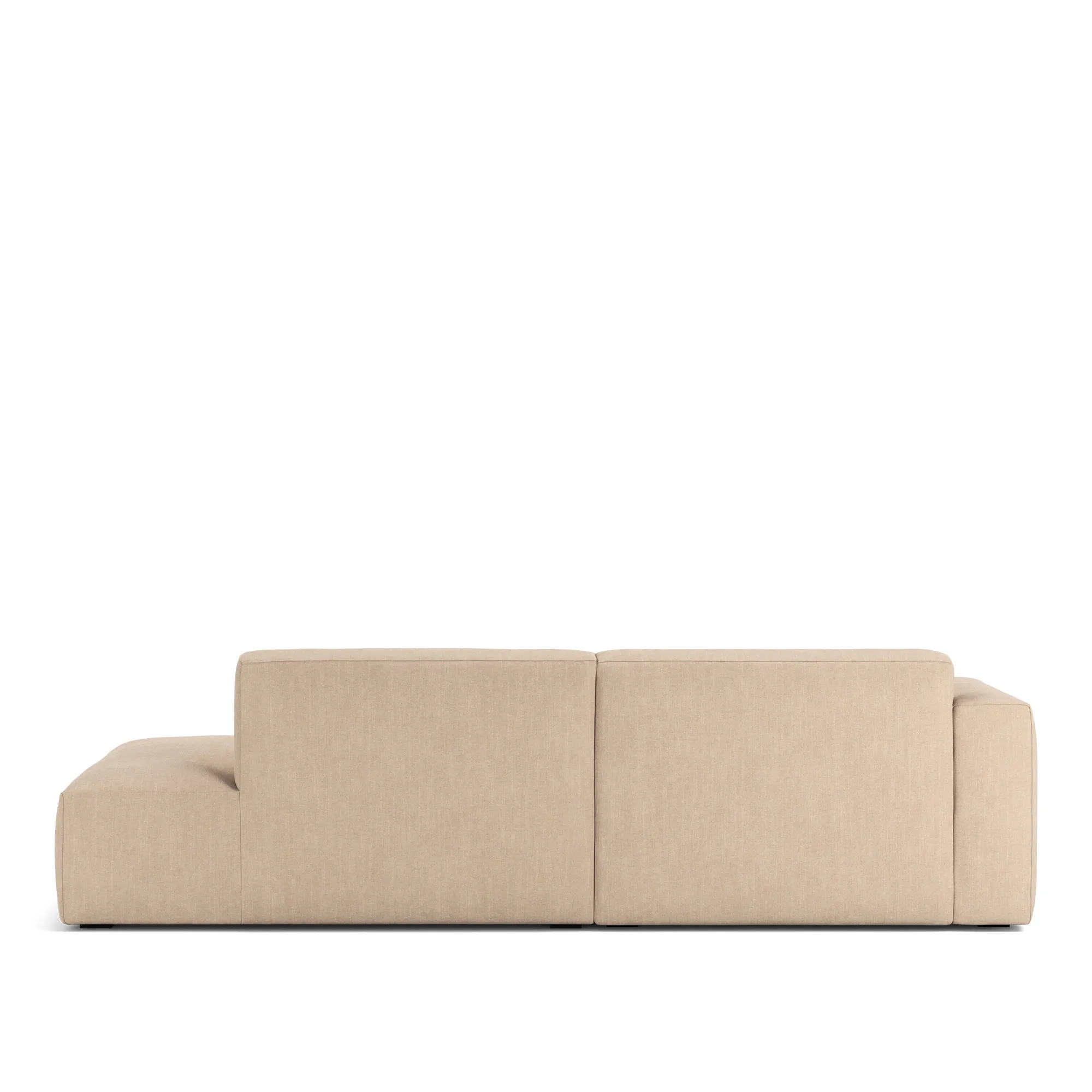 Brick 2-Seater Chaise Lounge Open End Right - 6