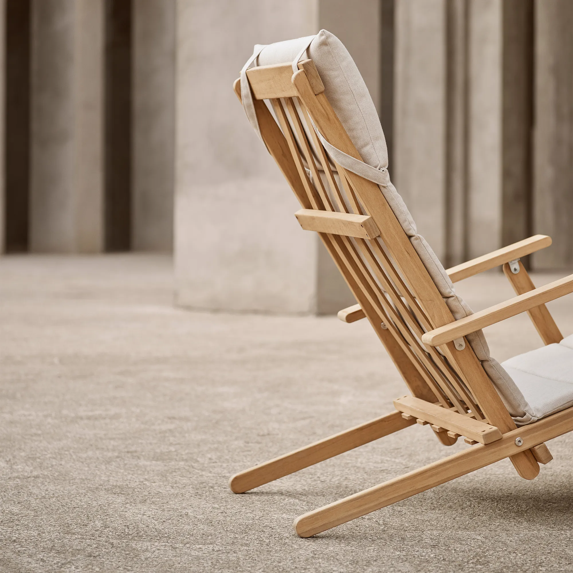 BM5568 Deck Chair & BM5768 Outdoor Footstool - 6