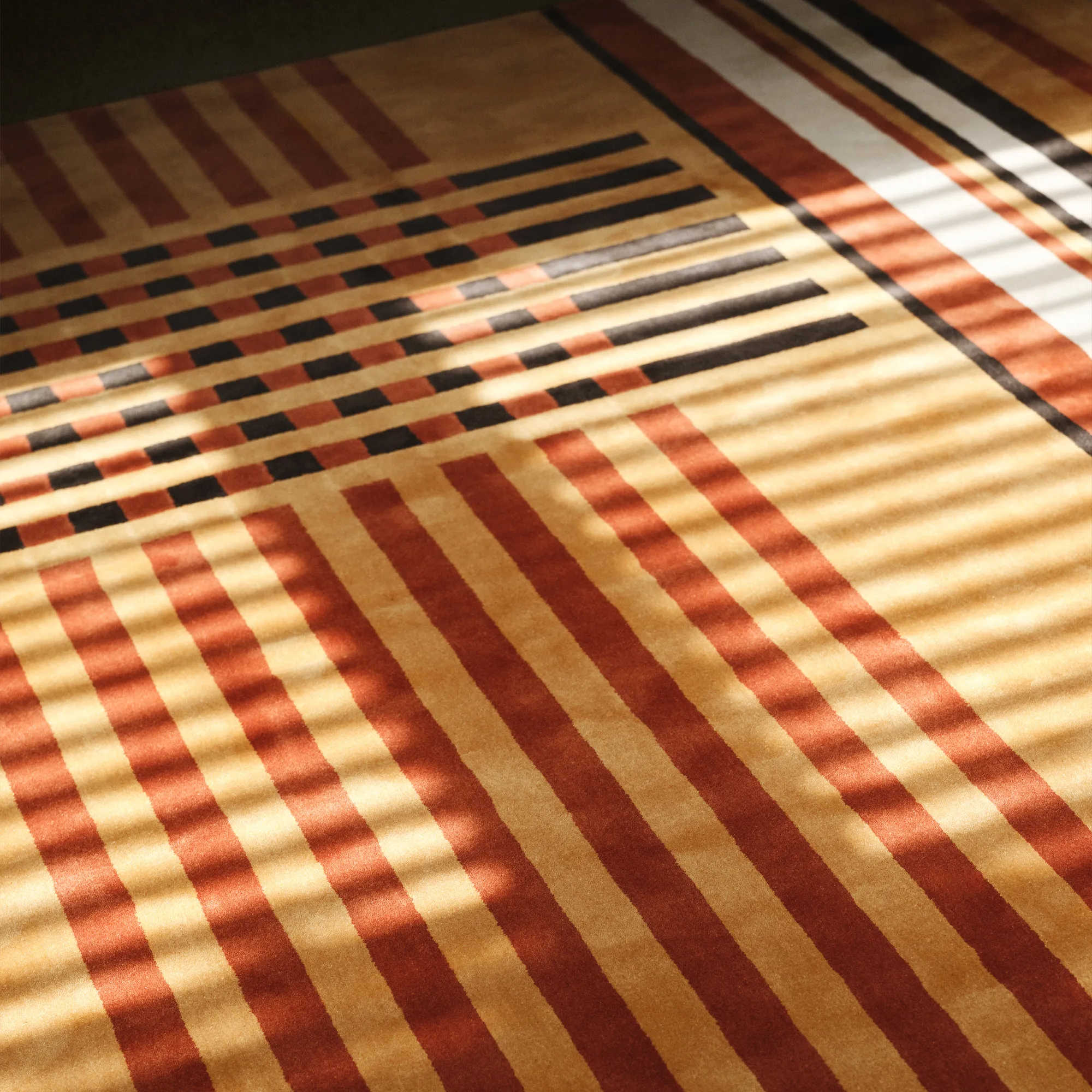 Normandie Ochre Wool Rug - 4