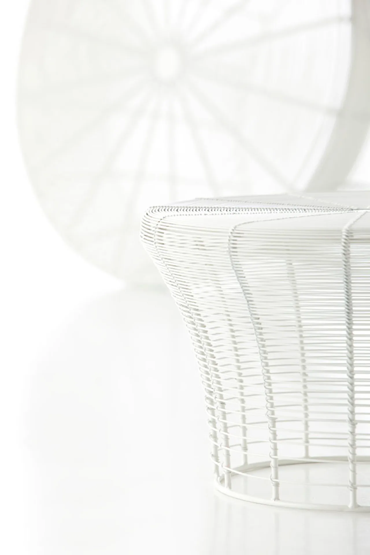 Aram Stool White