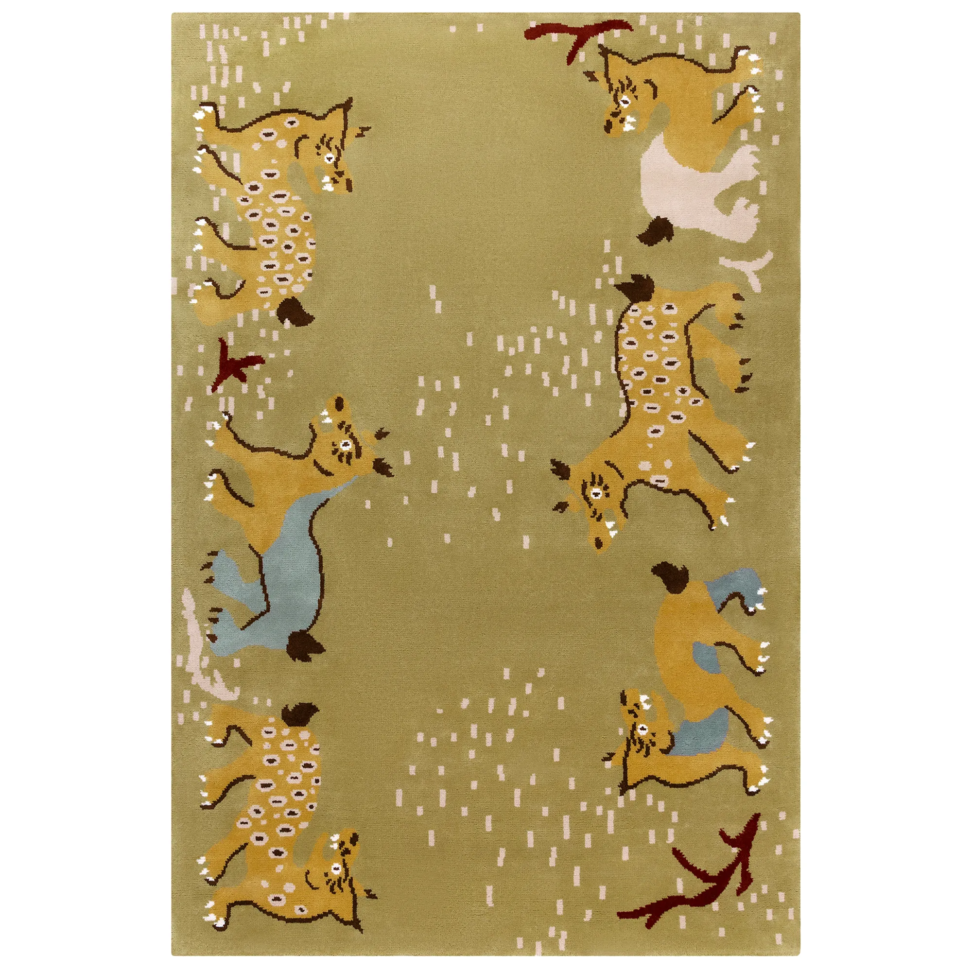 Grace 03 Fauna wool rug - 1