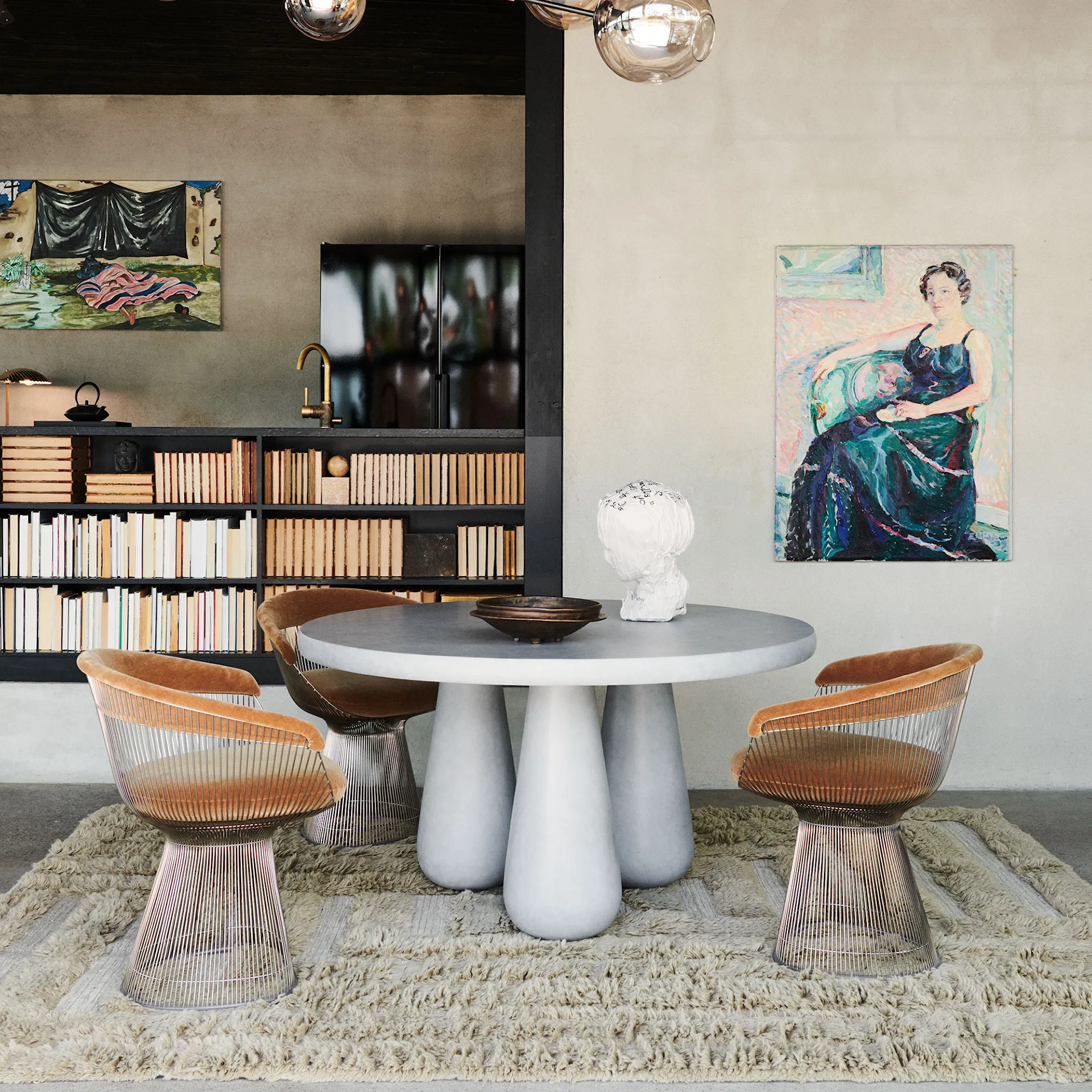 Concrete Dining Table - Dusty Deco - NO GA