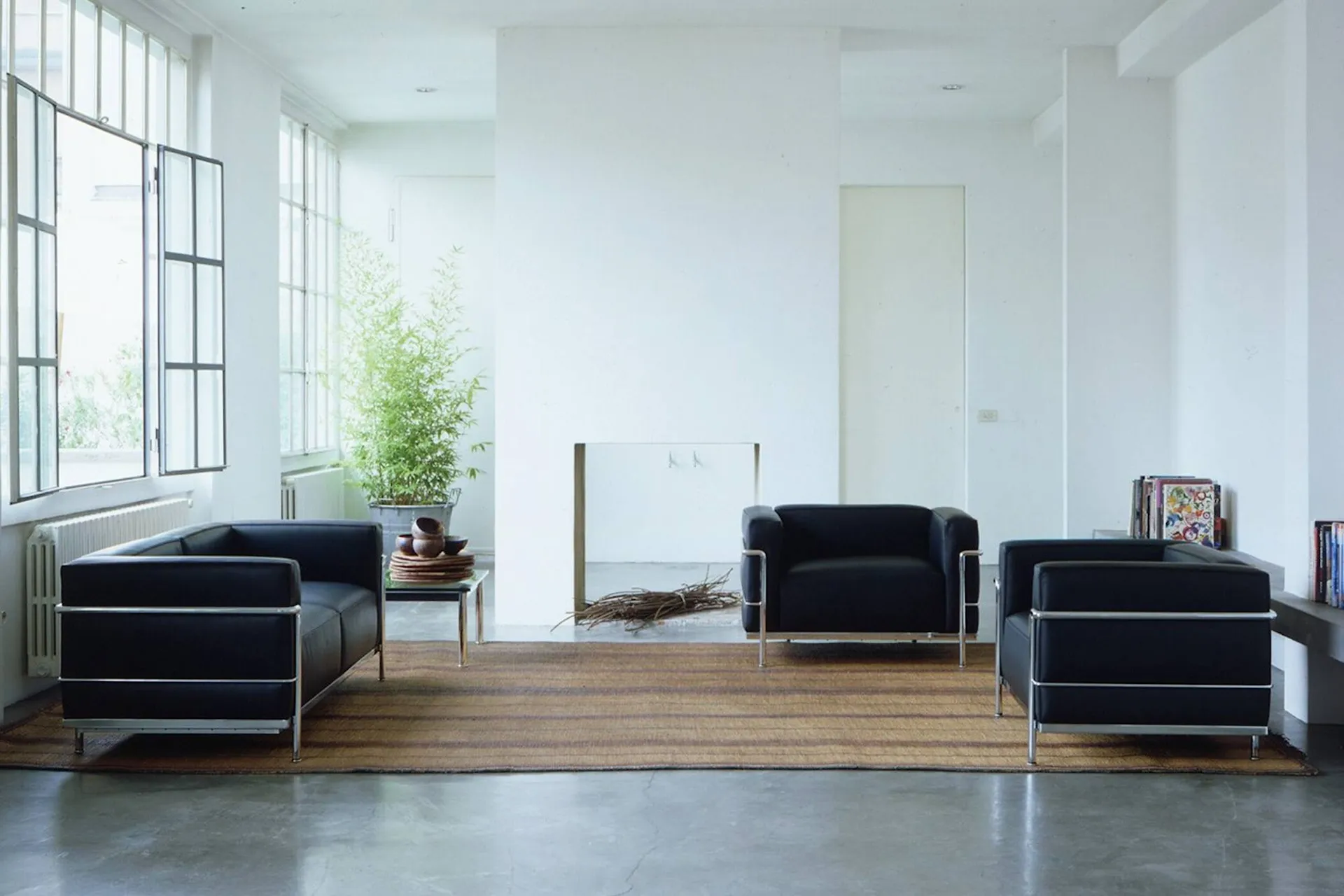 3 2-seater Sofa - Cassina - Charlotte Perriand - NO GA