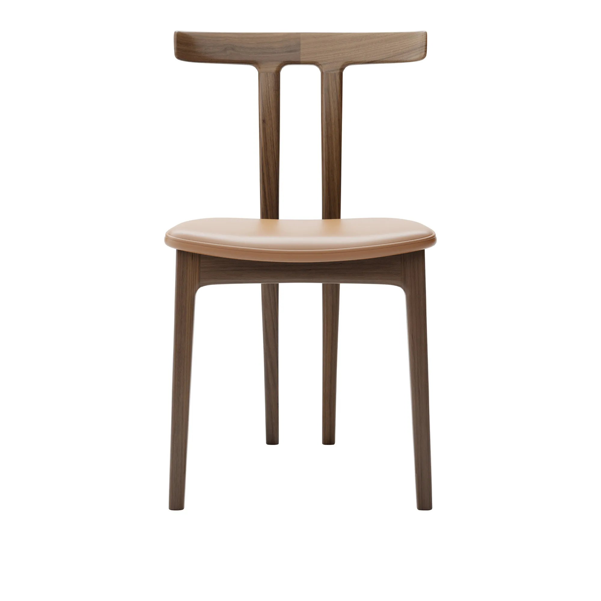 OW58 T-Chair eetkamerstoel walnoot - 1