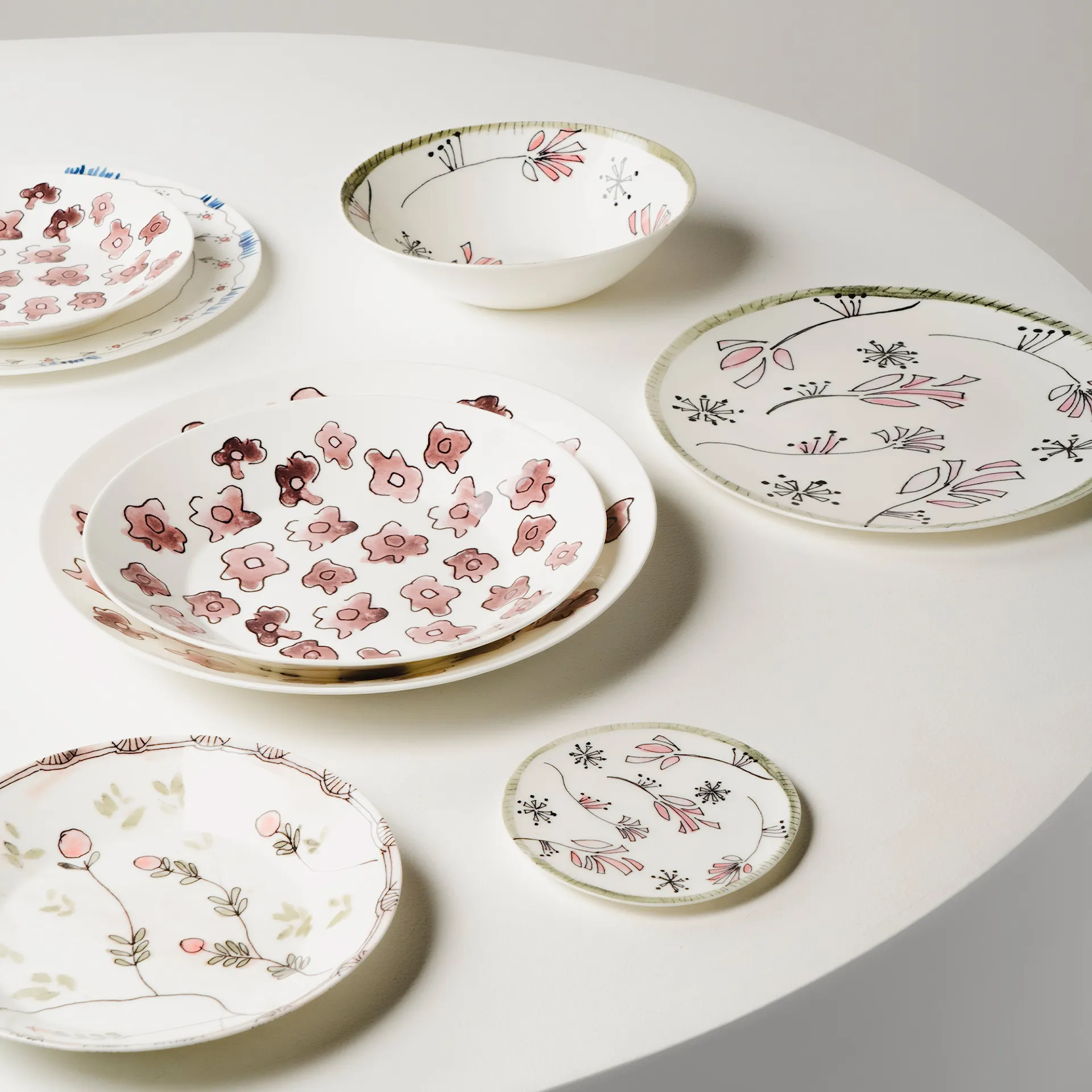 Bread Plate Fiore Rosa - Set of 2 - Serax - NO GA