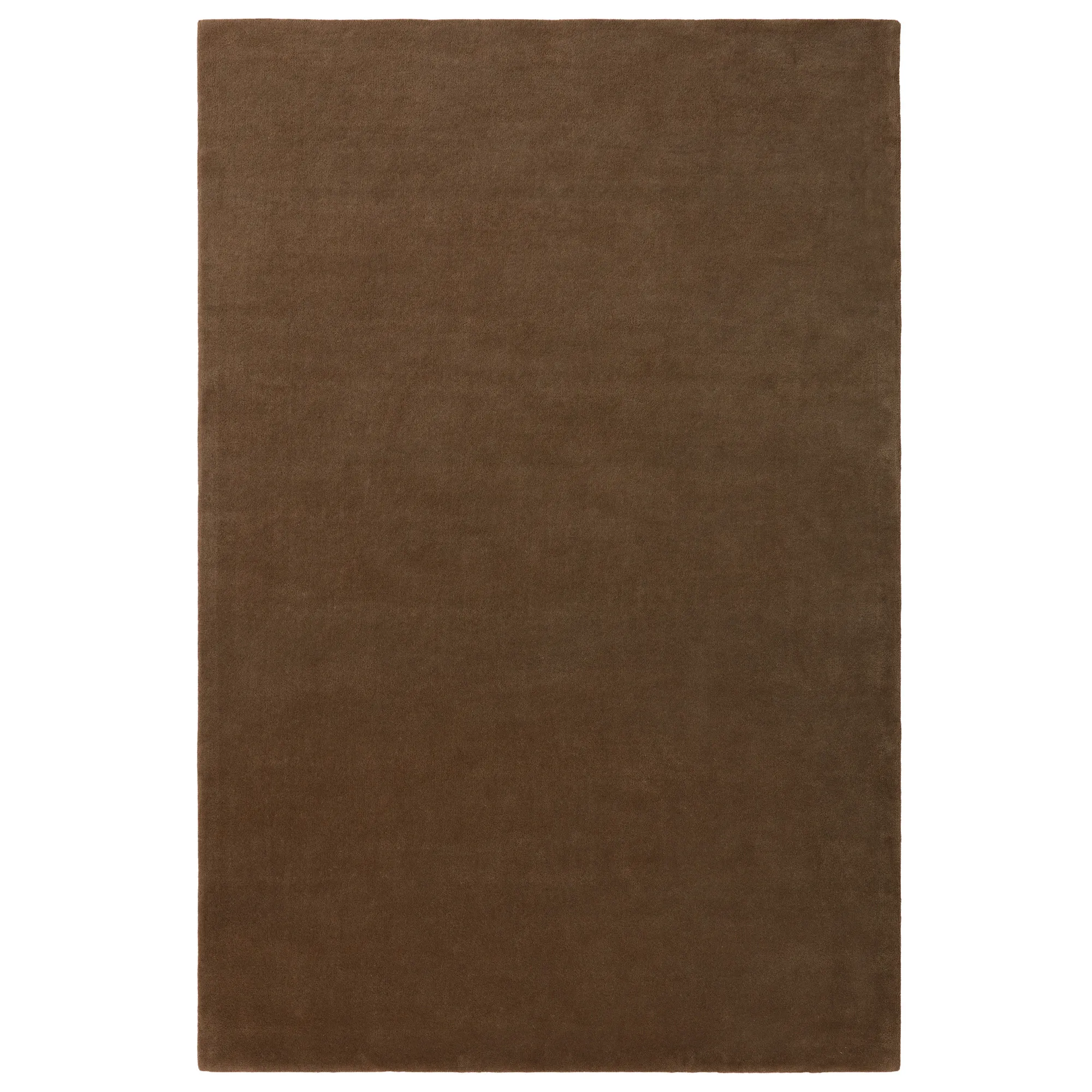 Origin Solid Chocolate Wool Rug - 1