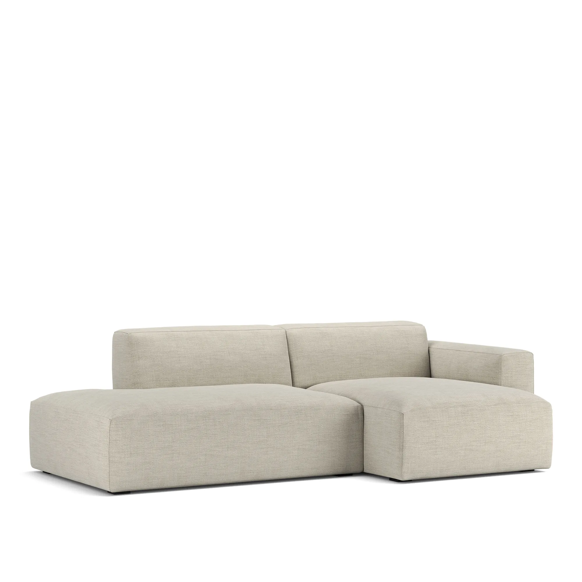 Brick 2-Seater Chaise Lounge Open End Left - 2