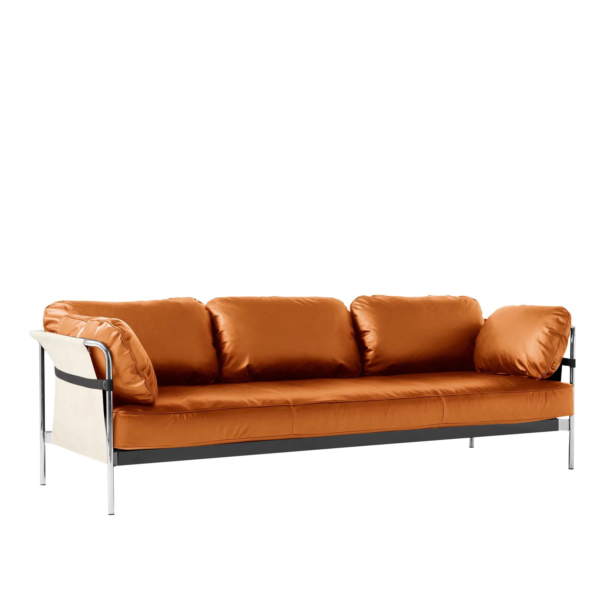 Can 3-personers sofa Chrome/Black - 4