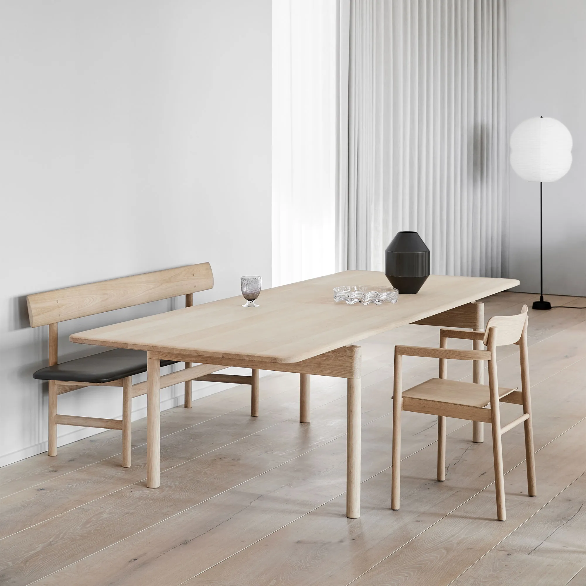 Mogensen 3171 Bench Oiled Oak - 4