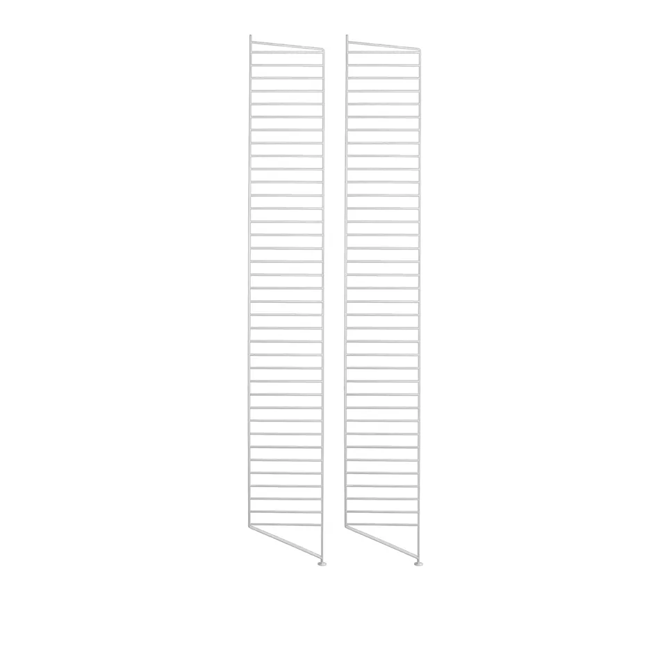 Floor panel 200x30cm 2-pack white