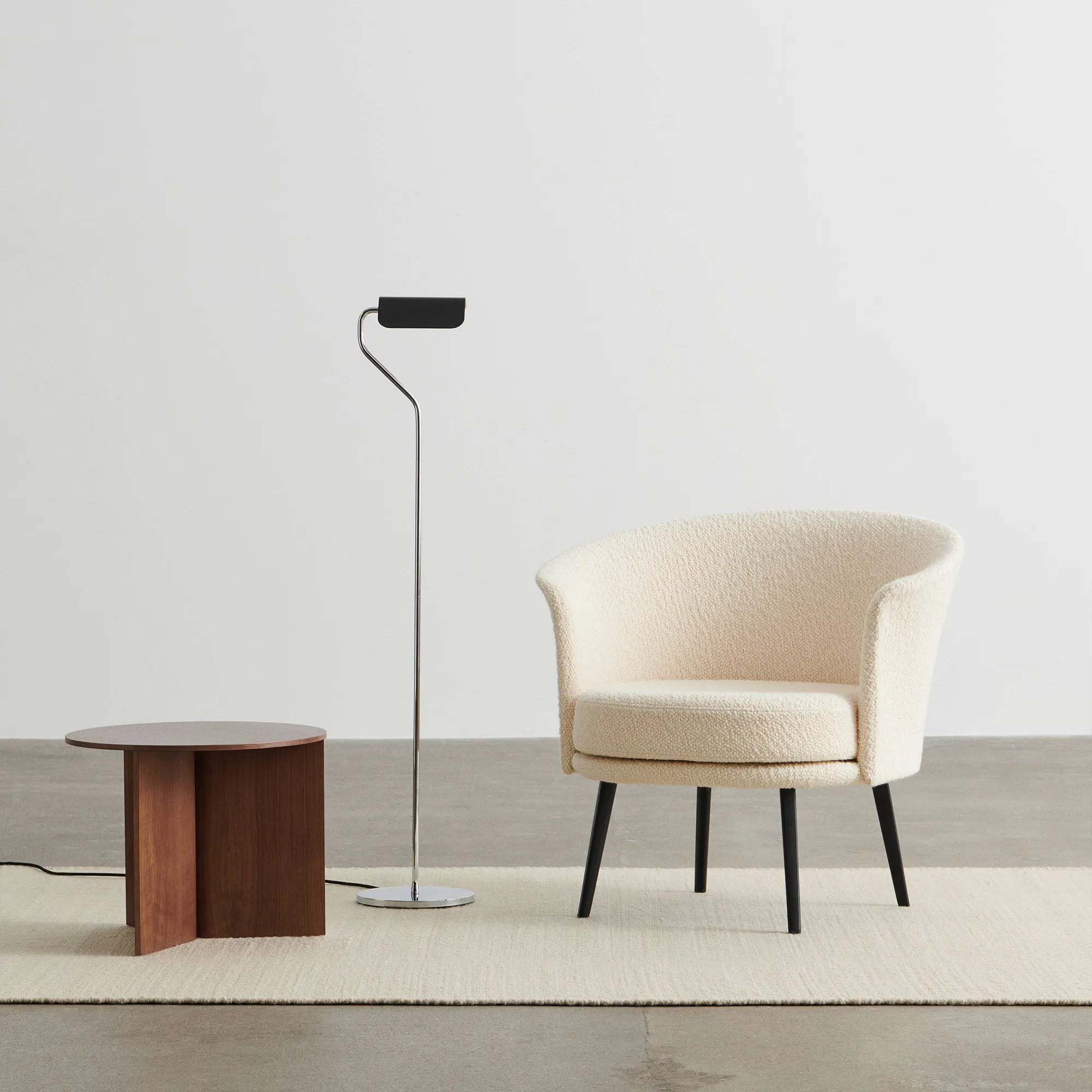 Slit Coffee Table Round High - 23